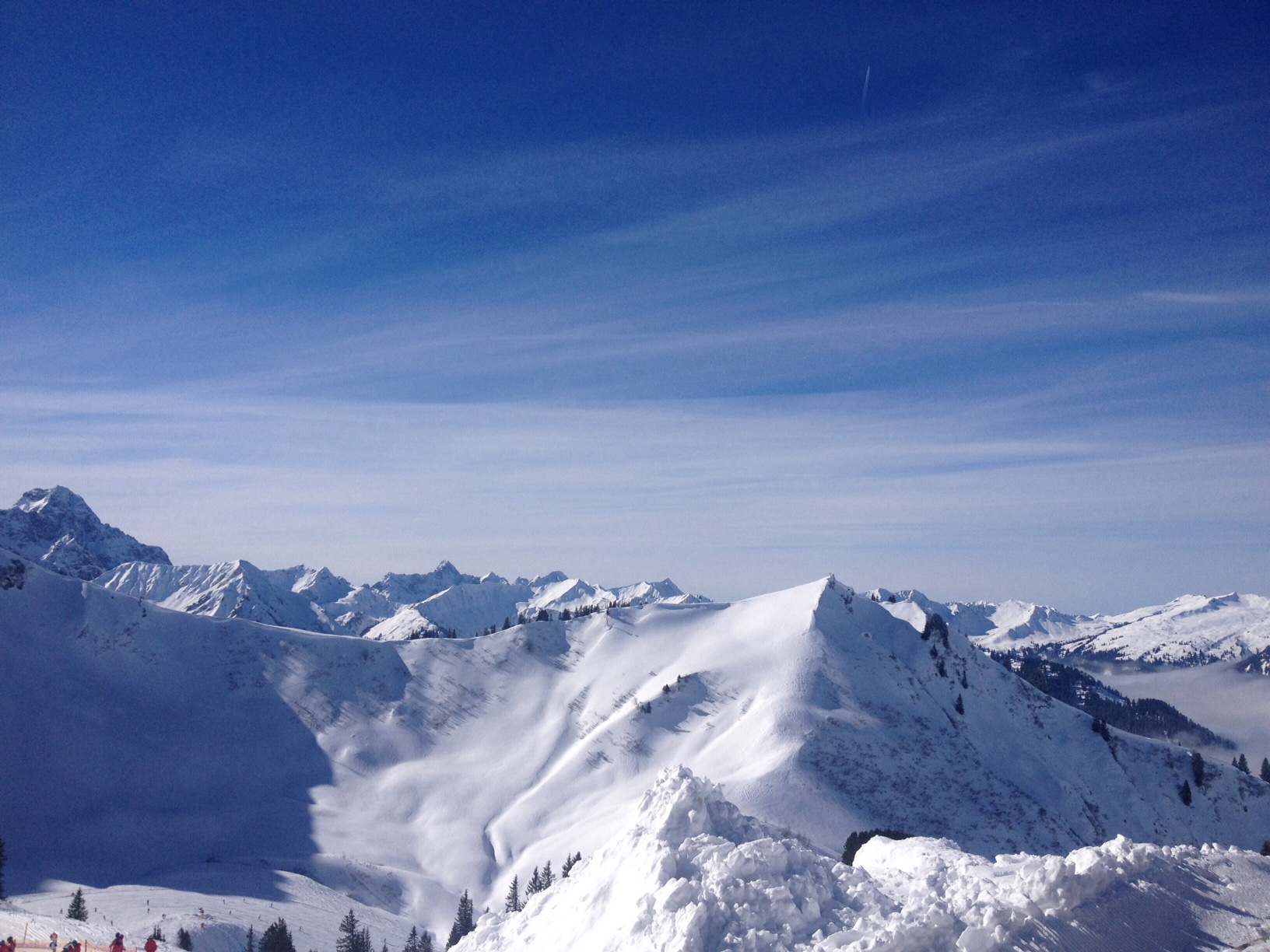 Panorama from Mt. Kanzelwand, Austria