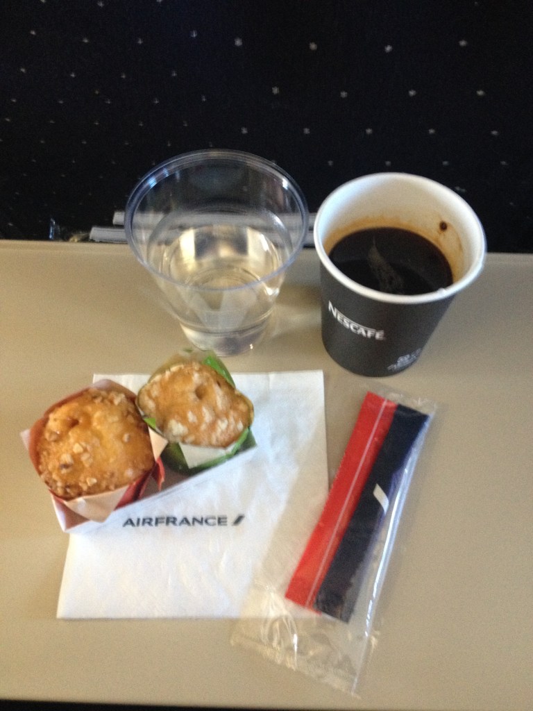 Nettes Kaffeestündchen in völlig vollgestopftem A 320