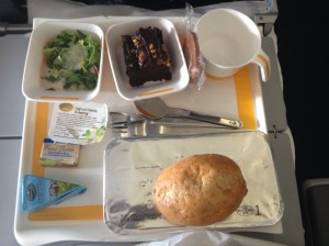 Lunch with Micro-Sized Salad, and Cake