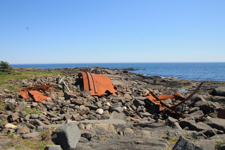 Wrack des Schleppers E. T. Sheridian