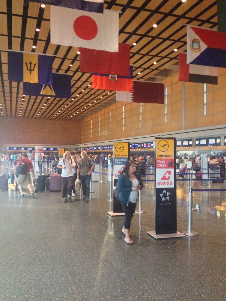 Lufthansa Check-in at Boston-Logan