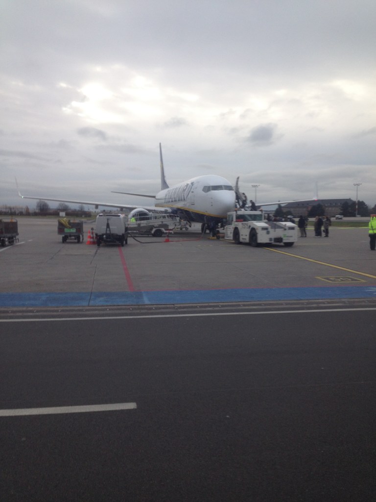 Ryanair Boeing 737 in Berlin (SXF) Ready for Departure to Malaga, Spain