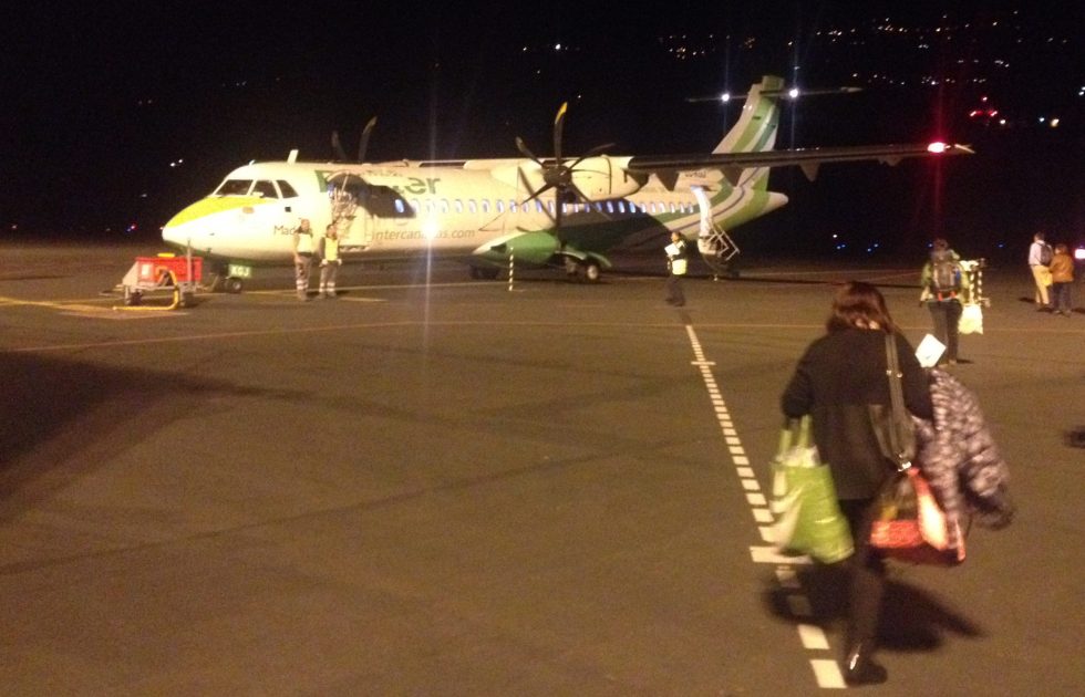 Binter Canarias ATR 72 waiting on the Tarmac