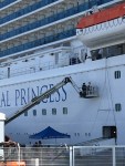 Malerarbeiten an der Regal Princess