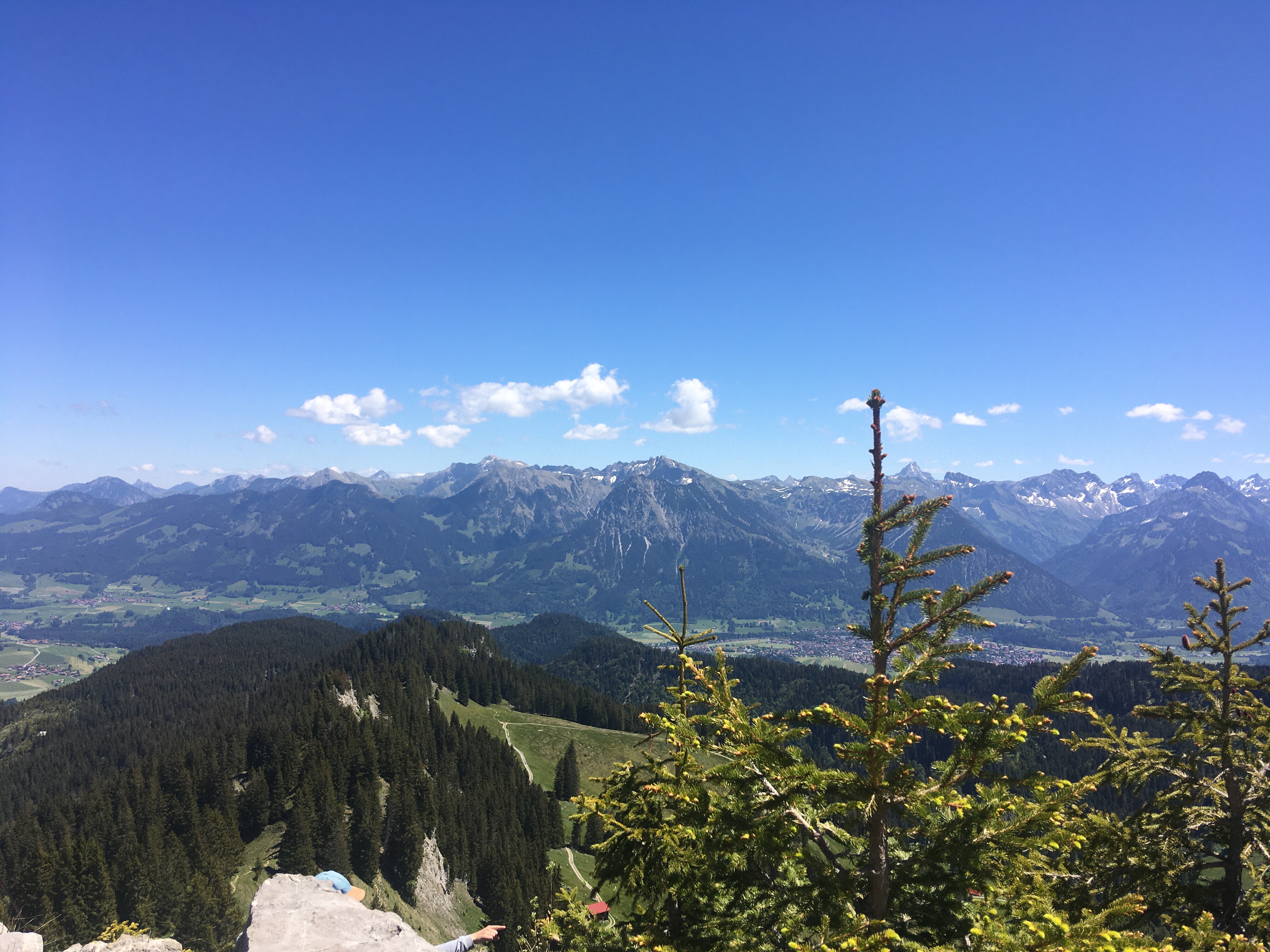 Blick vom Besler im Oberallgäu