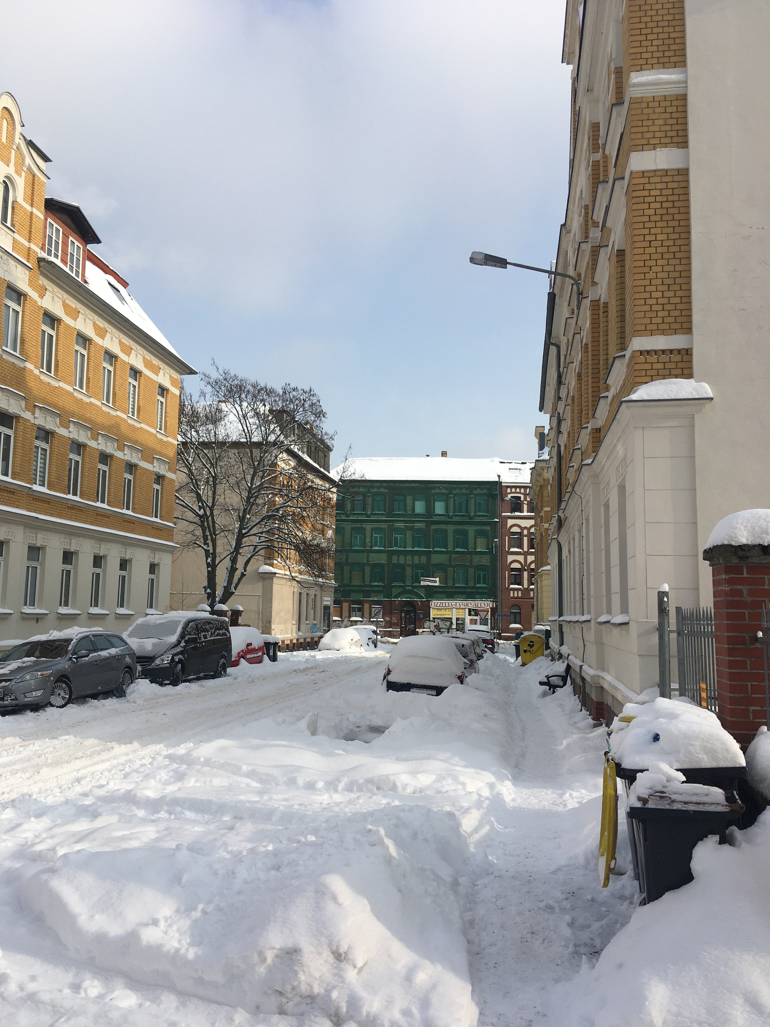 Rekordwinter in Leipzig-Lindenau