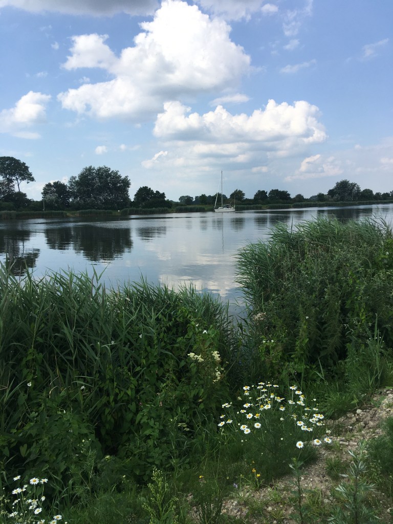 Kiel Canal (Nord-Ostseekanal) in July