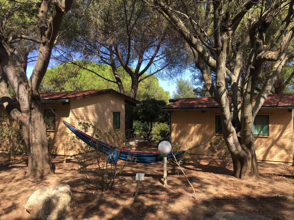 Einfache Bungalows, Kategorie "C", im Feriendorf zum Störrischen Esel, Calvi - Korsika