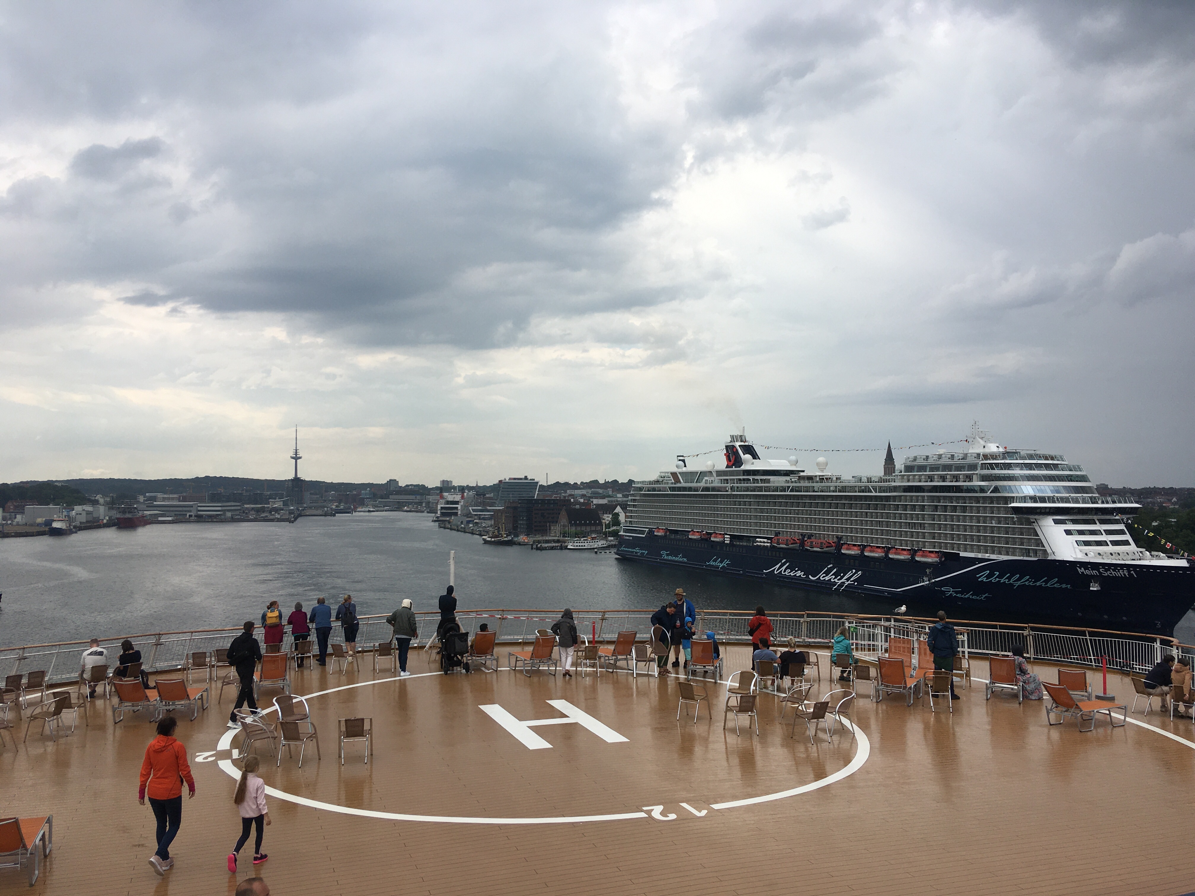 Color Magic ferry leaving Kiel