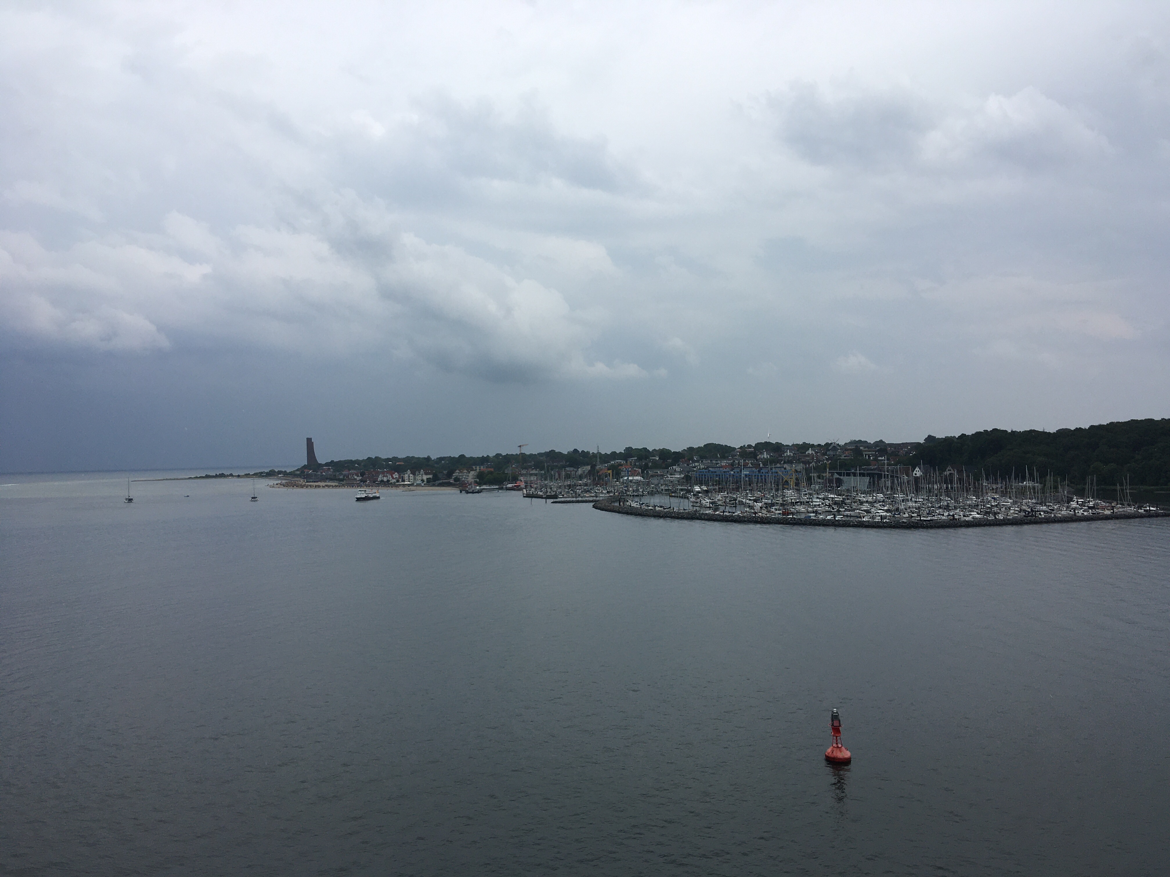 Ferry Color Magic passing the Laboe Marine Monument