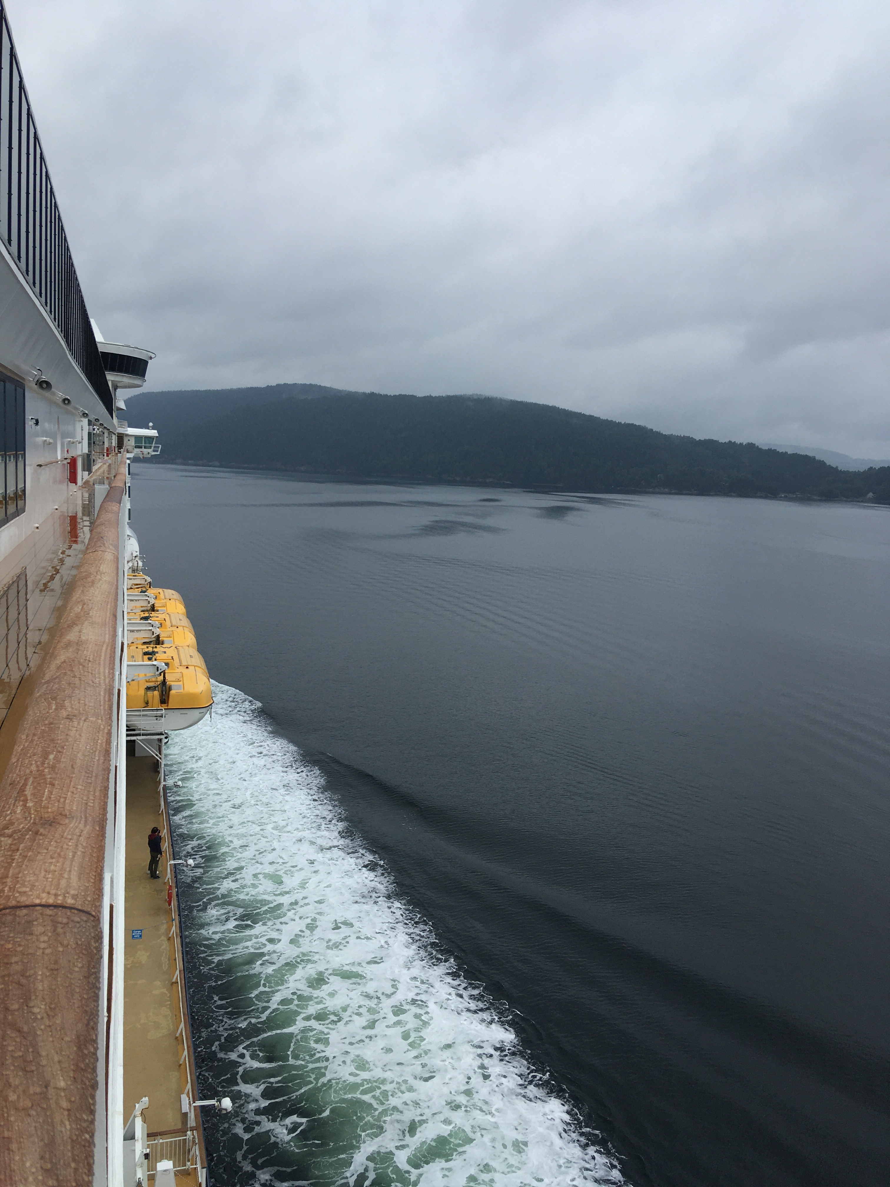 Ferry cruise Kiel - Oslo Color Magic crossing the Oslo Fjord