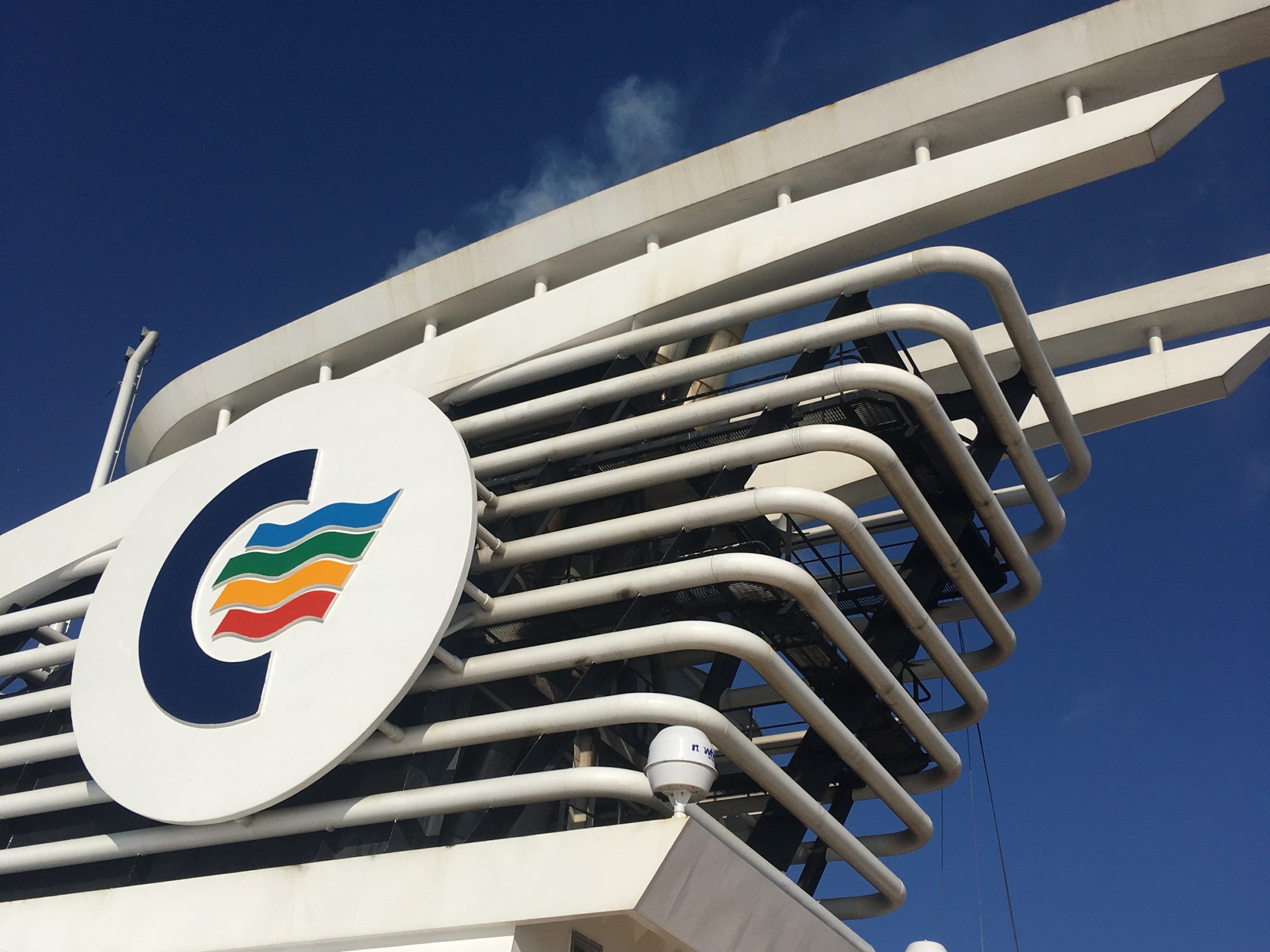 Color Magic cruise ferry funnel