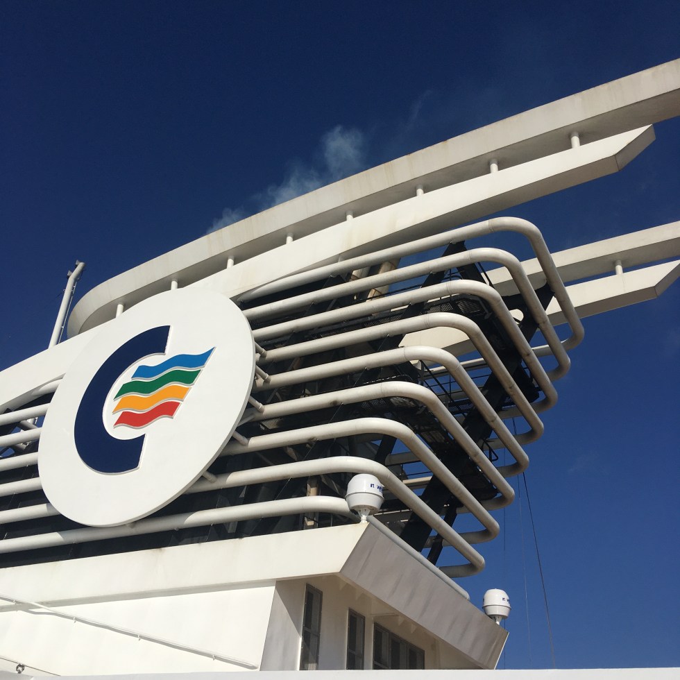 Color Magic cruise ferry funnel