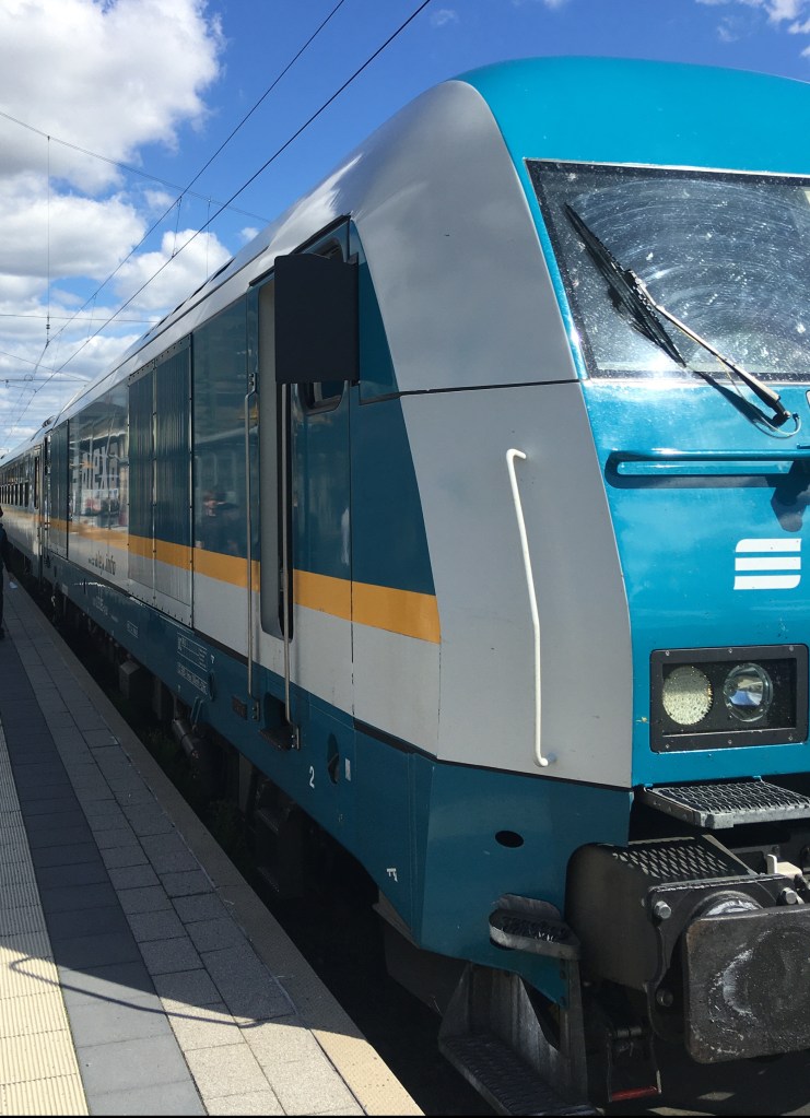 9-Euro-Ticket through Germany ALEX in Hof Hauptbahnhof