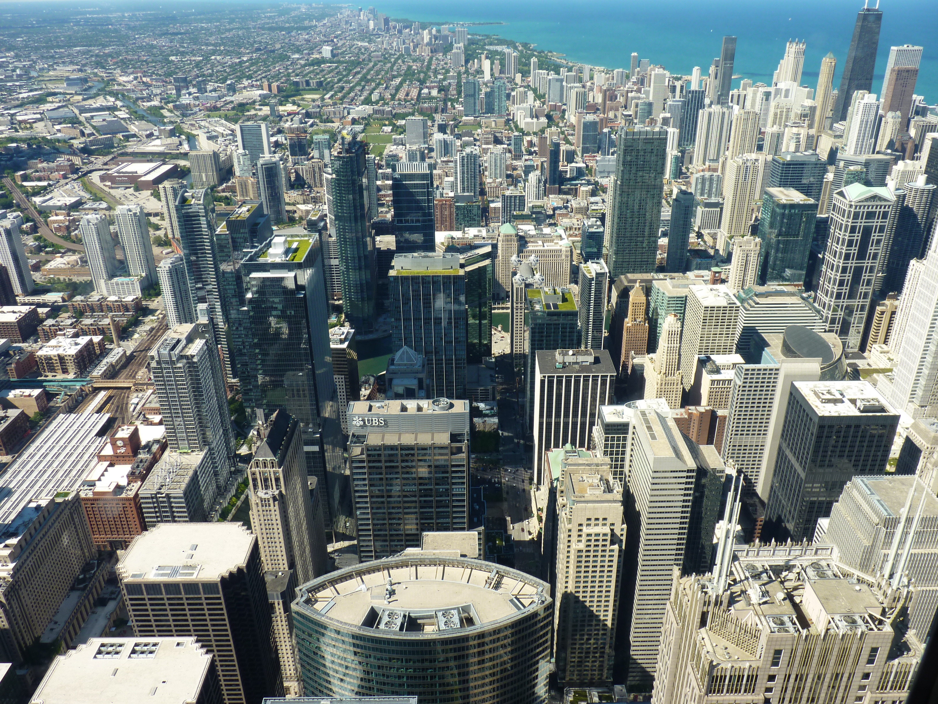 View from Willis Tower Chicago