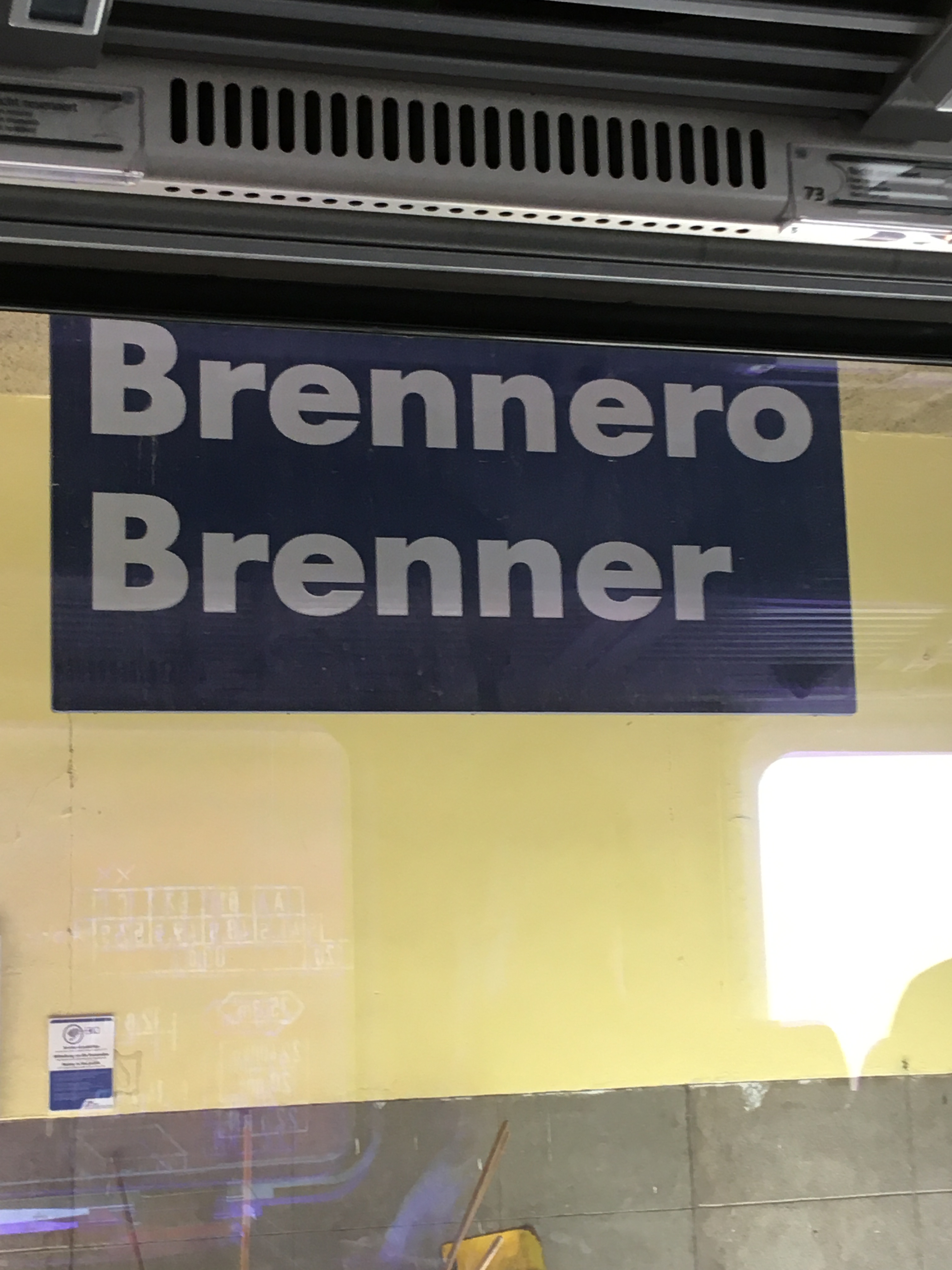 ÖBB Eurocity Innsbruck to Verona