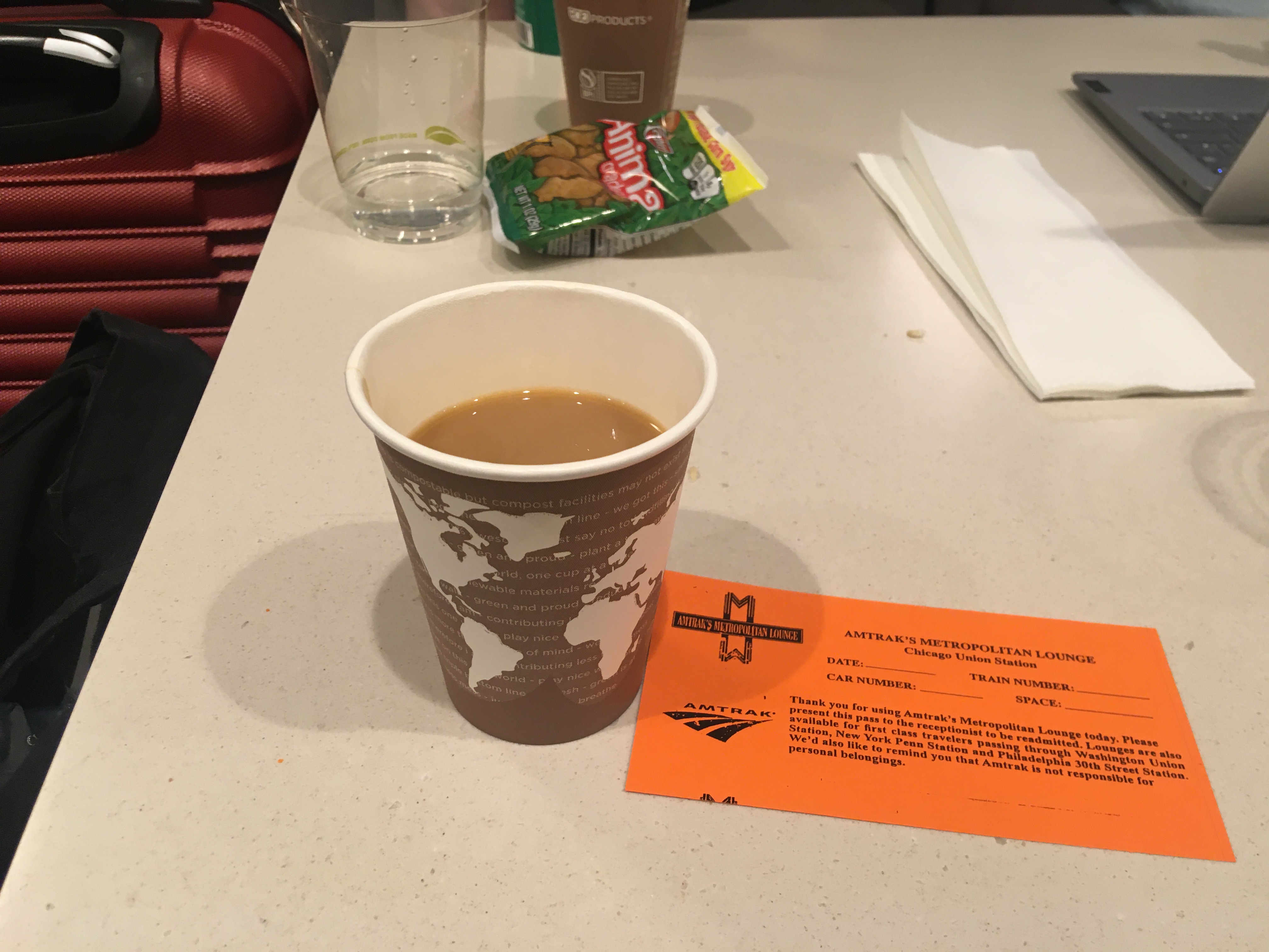 Amtrak Metropolitan Lounge Chicago Union Station