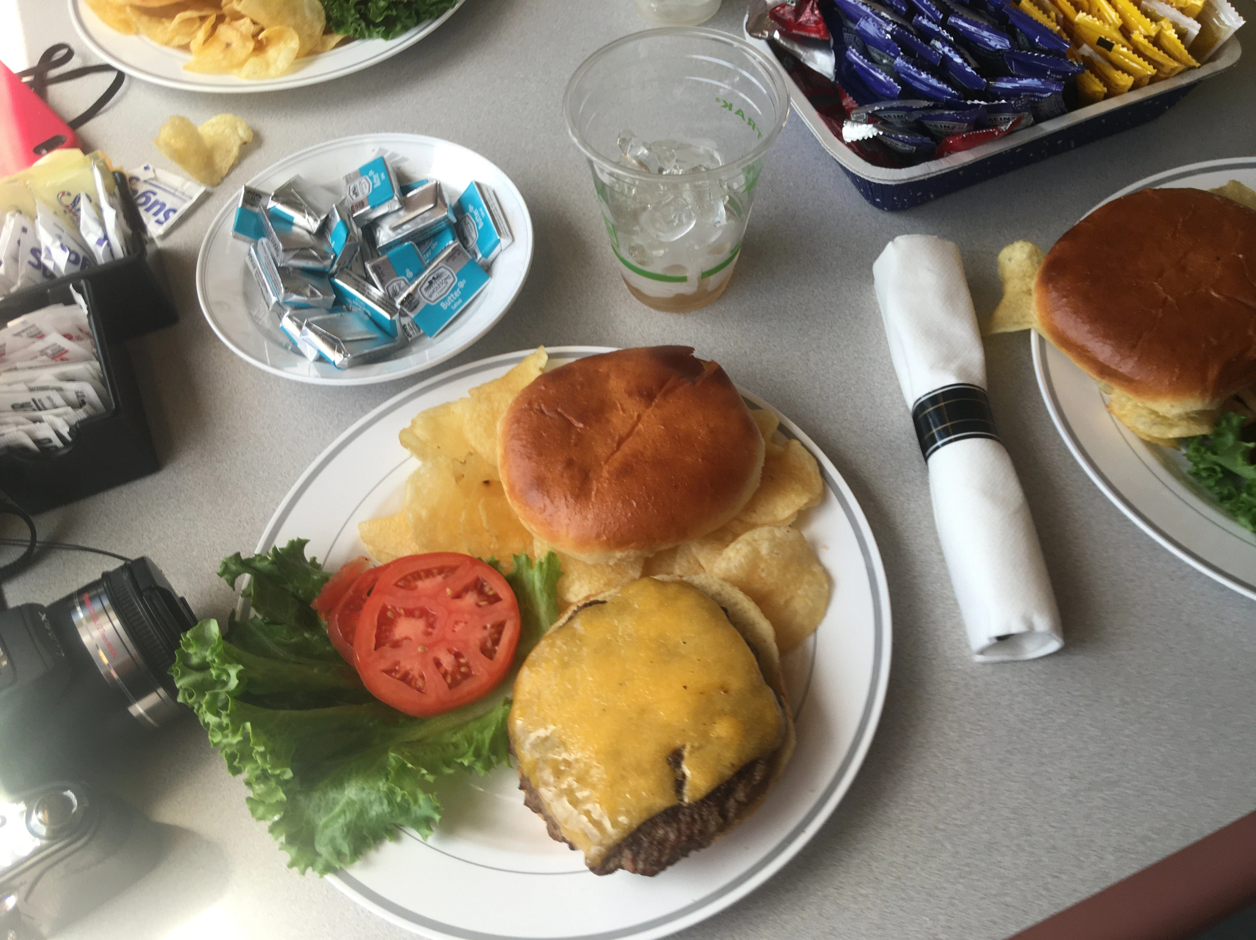 Amtrak California Zephyr Dining Car lunch