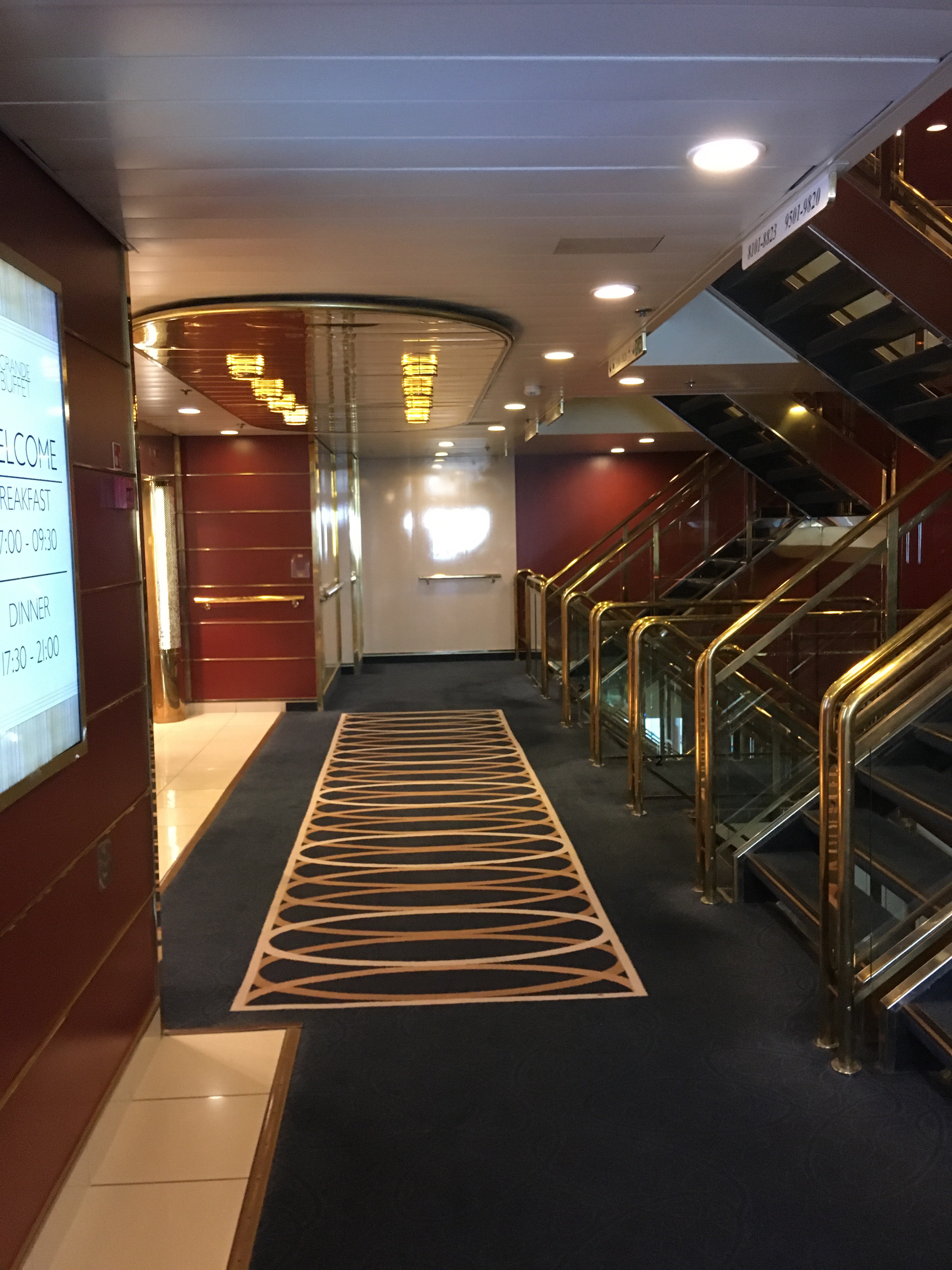 Interior cruise ferry M/V Romantika