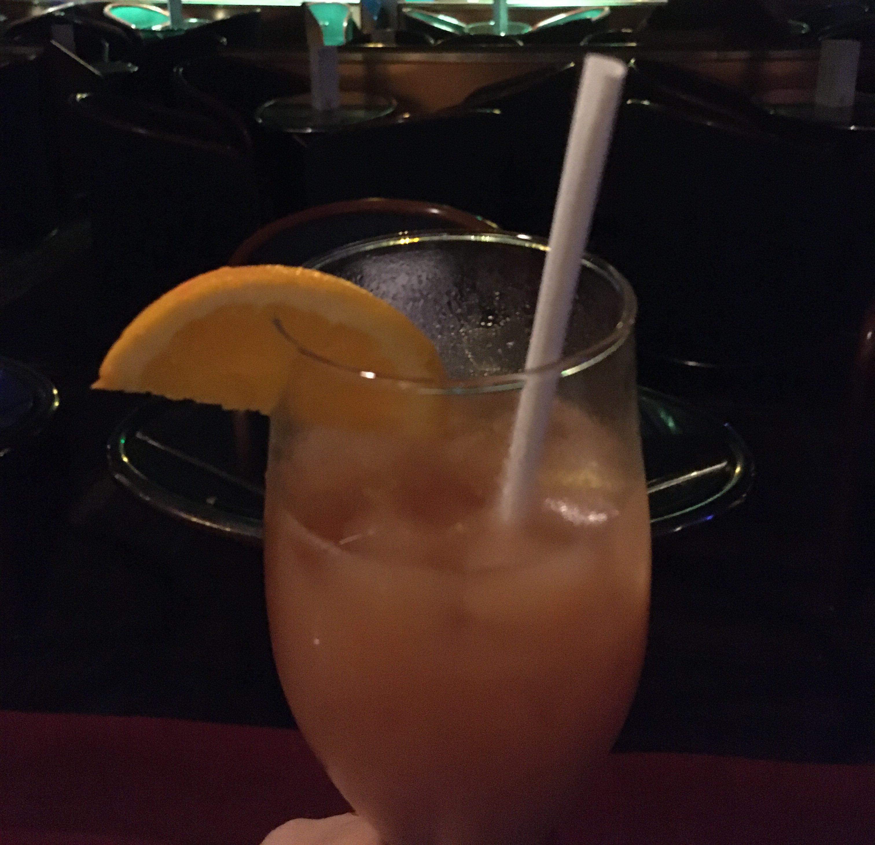 Cruise ferry M/V Romantika watery coktail