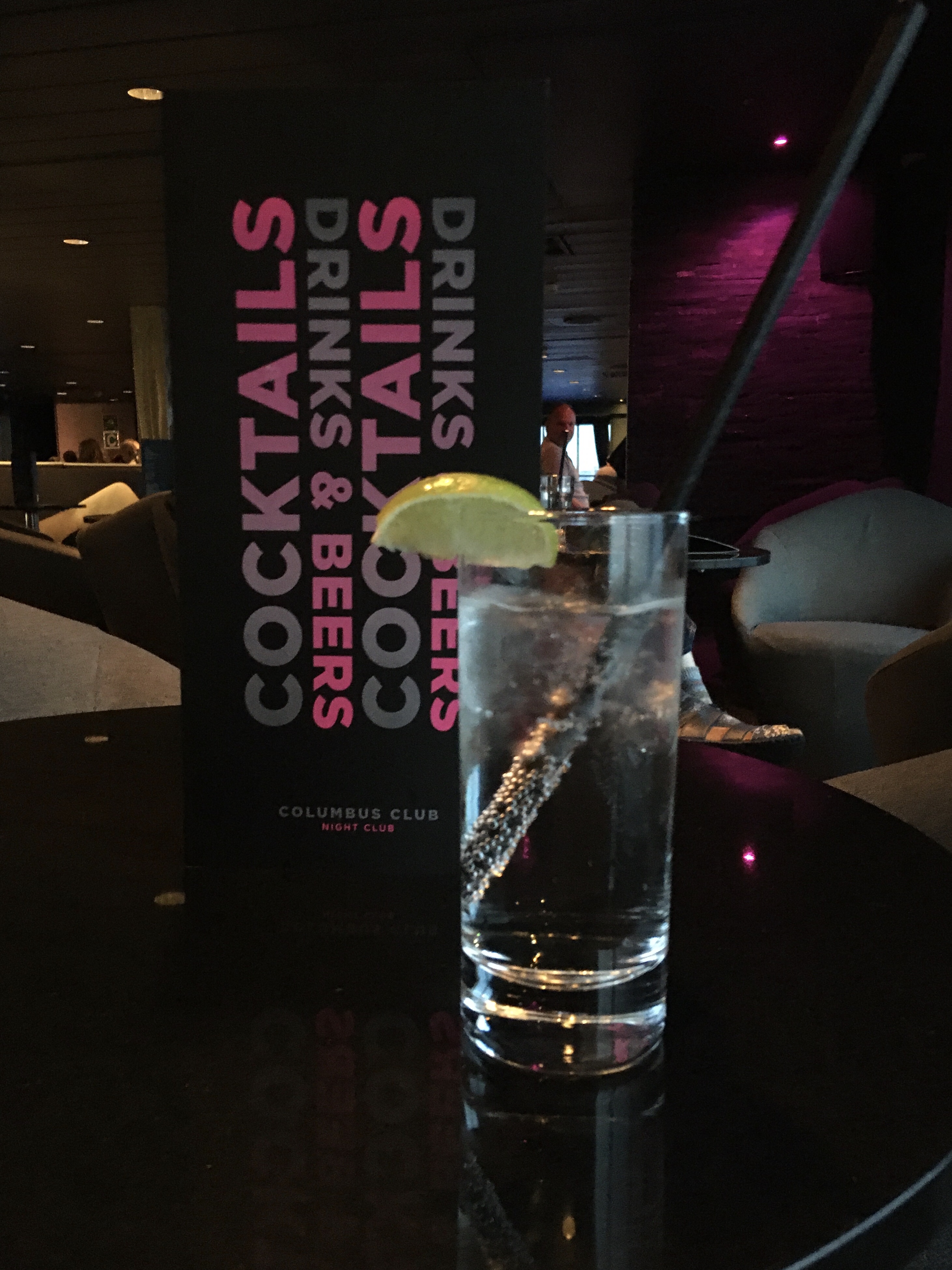 Gin & Tonic on DFDS Princess Seaways ferry