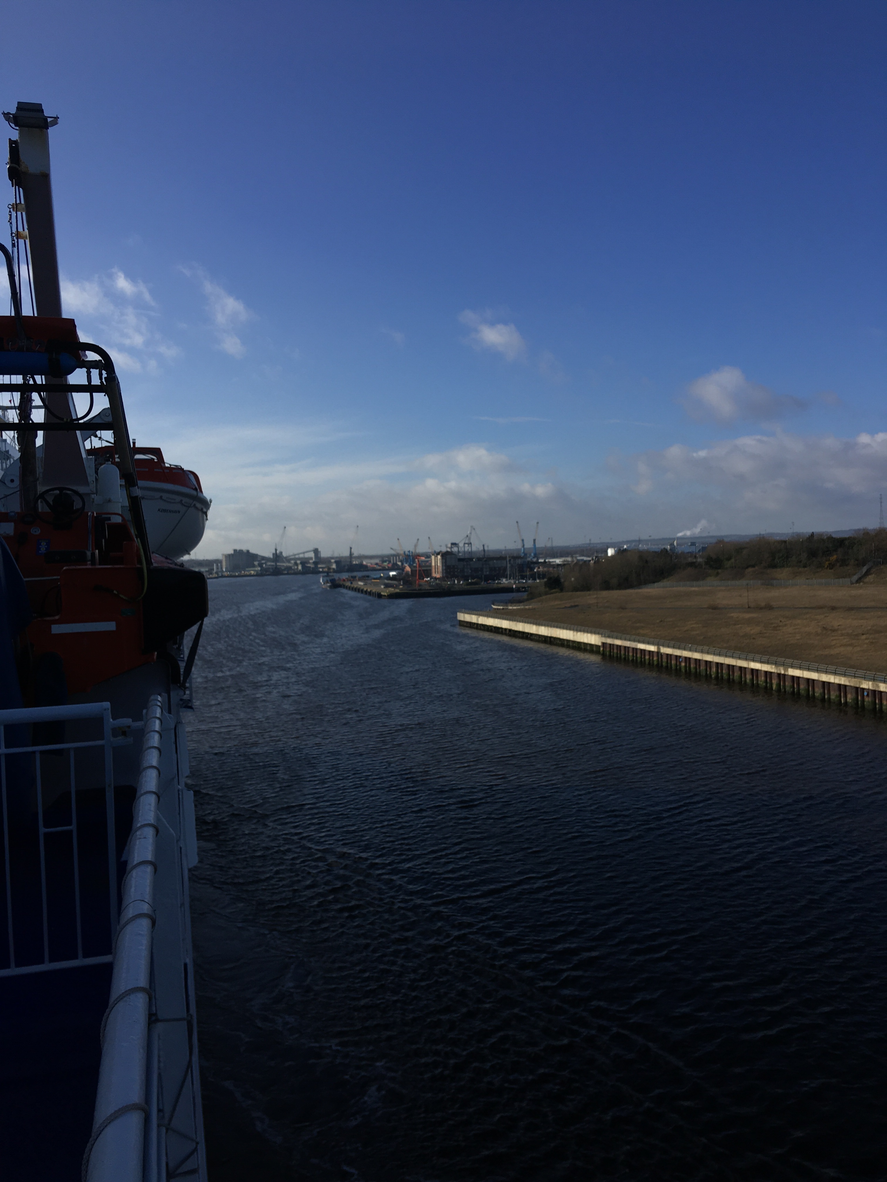 DFDS Princess Seaways ferry on the Tyne