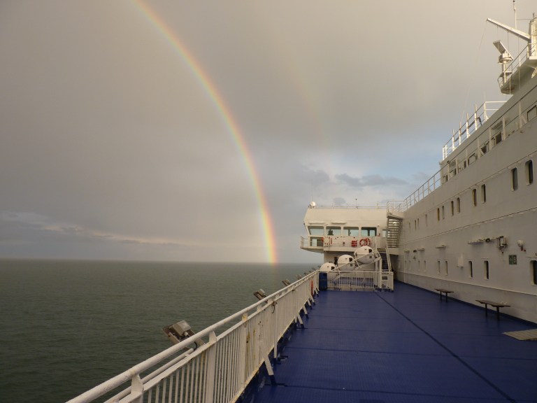 Rainbow over the North Sea
