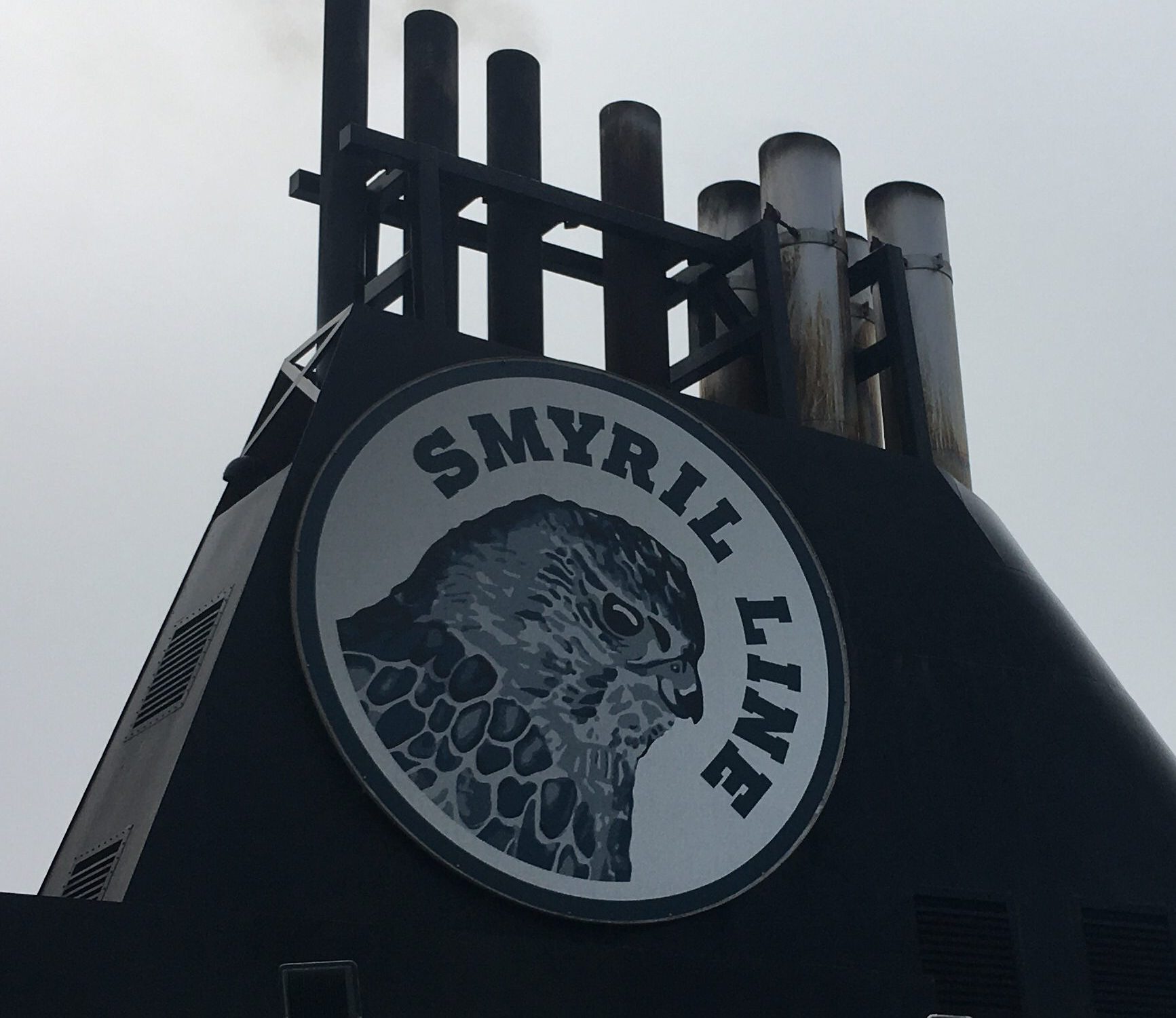 Funel of the ferry M/S Norröna