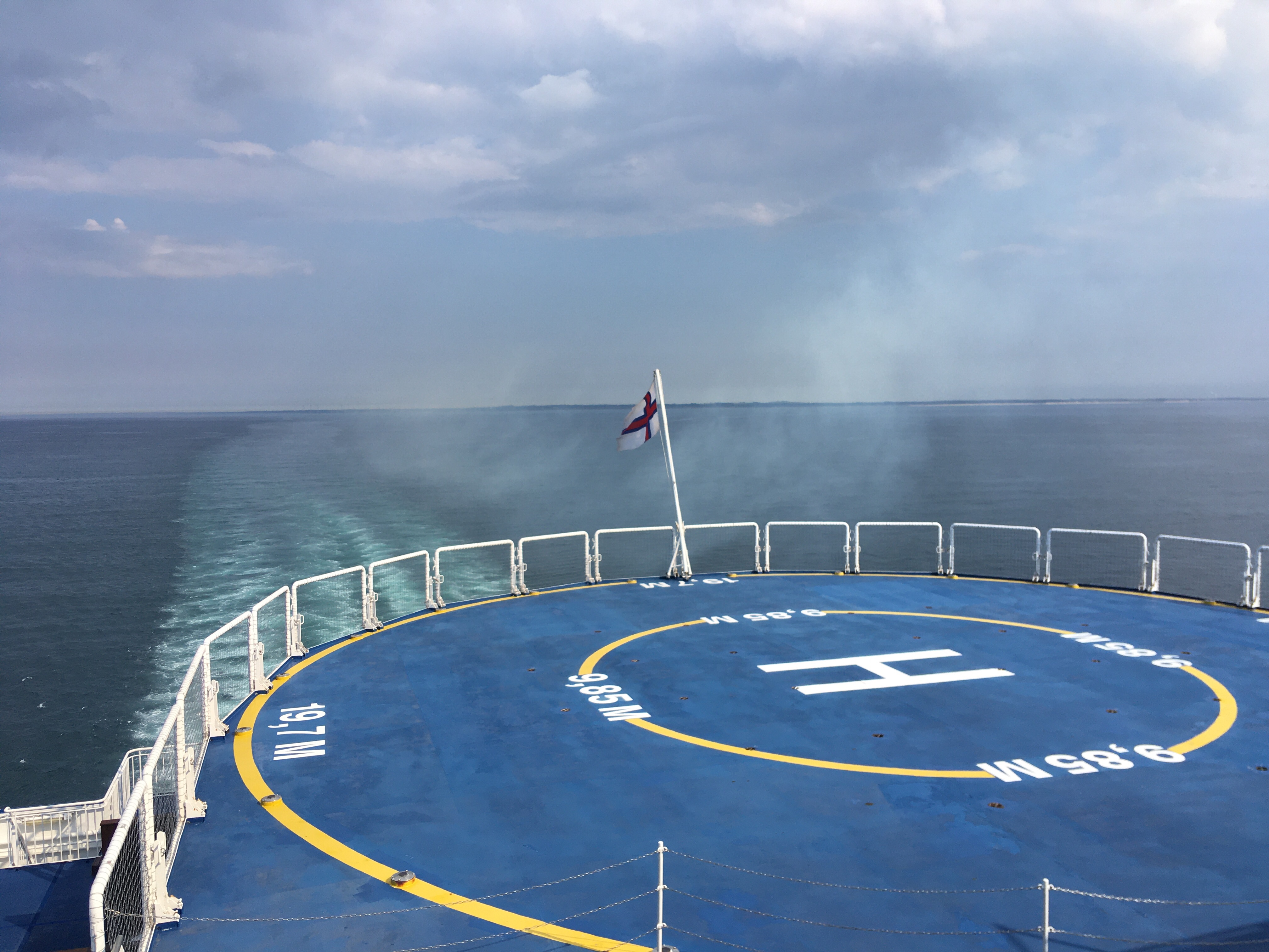 Ferrry Norrona in the North Sea