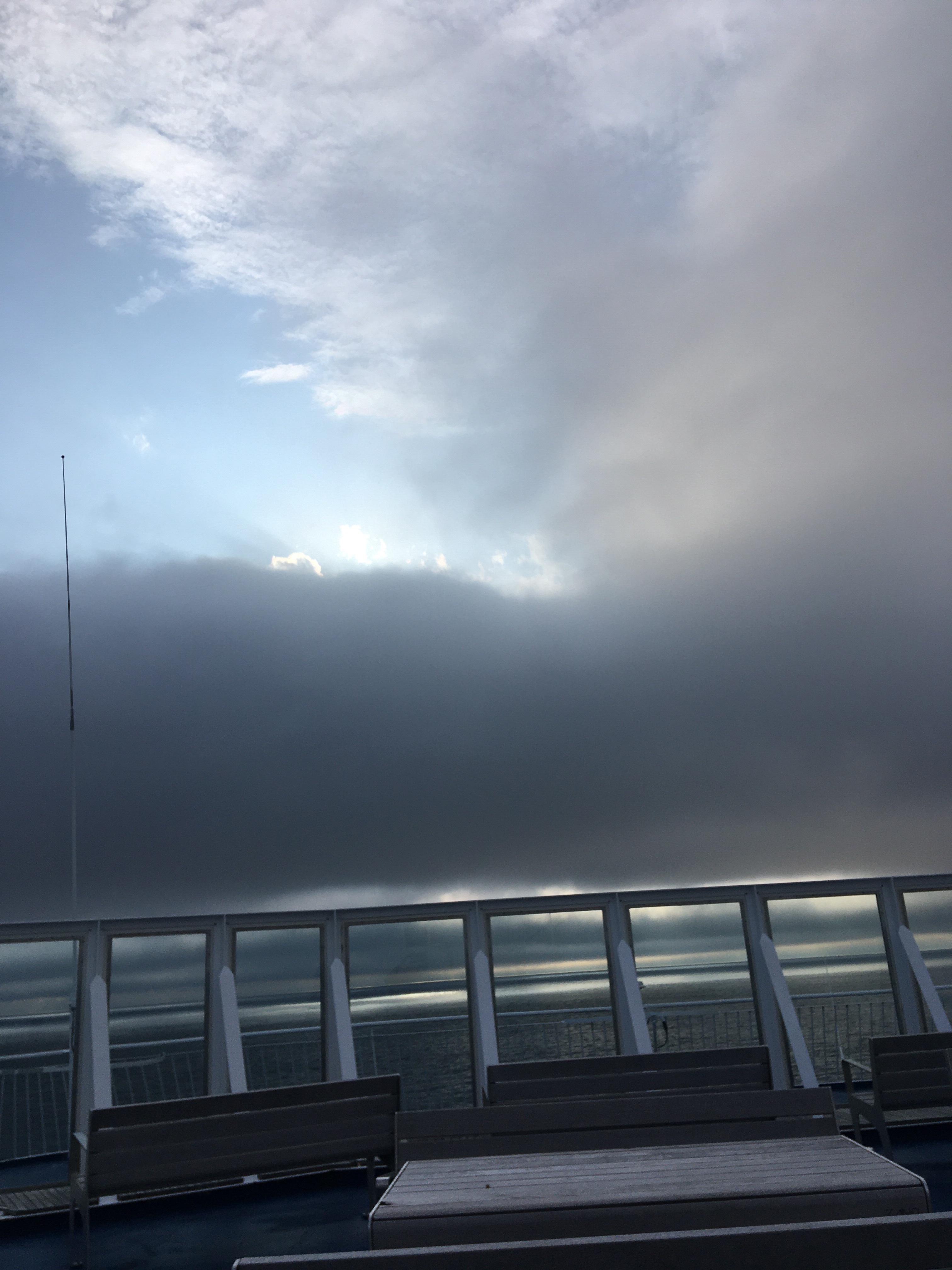 Ferrry Norrona in the North Sea