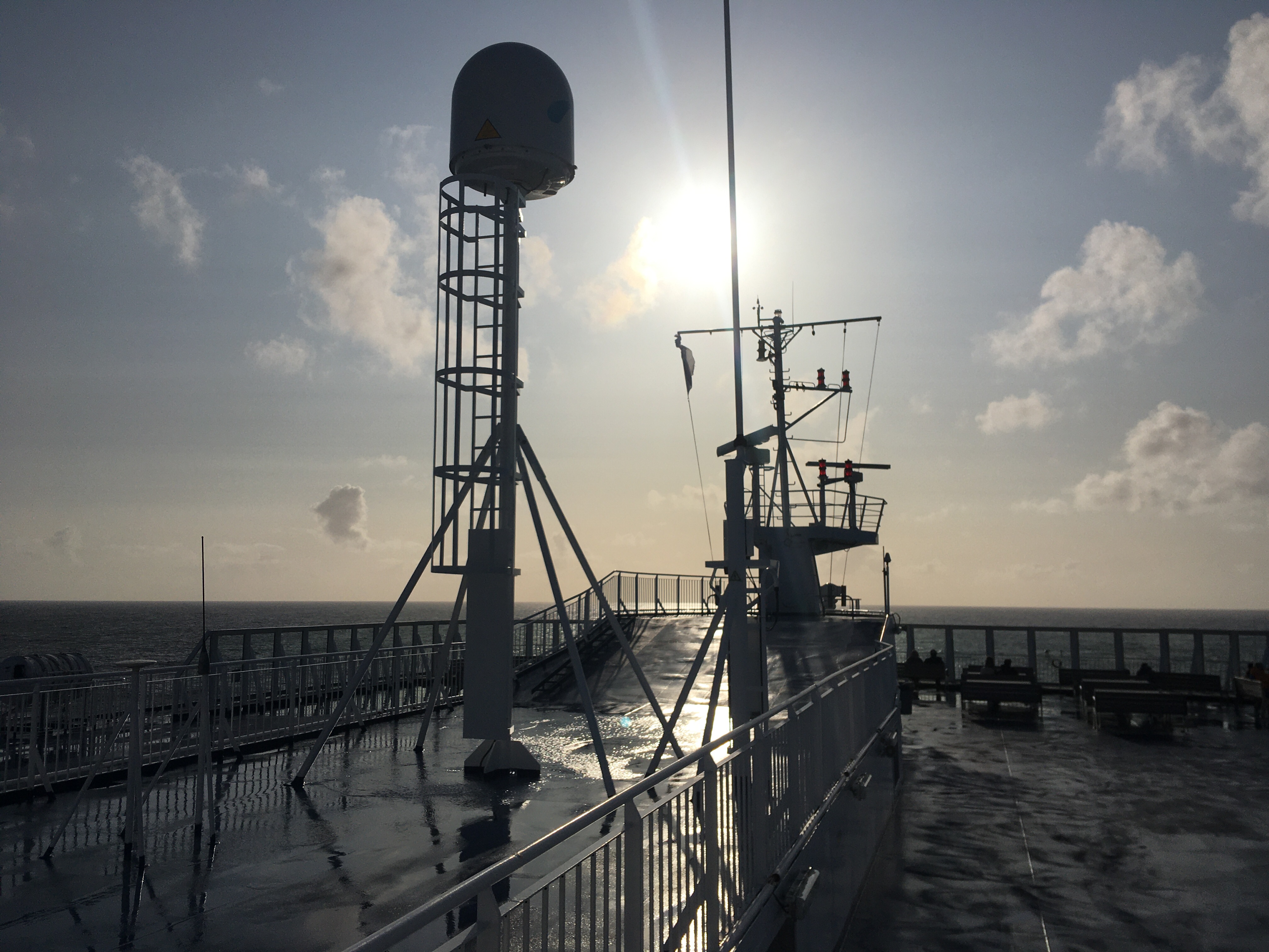 Ferrry Norrona in the North Sea