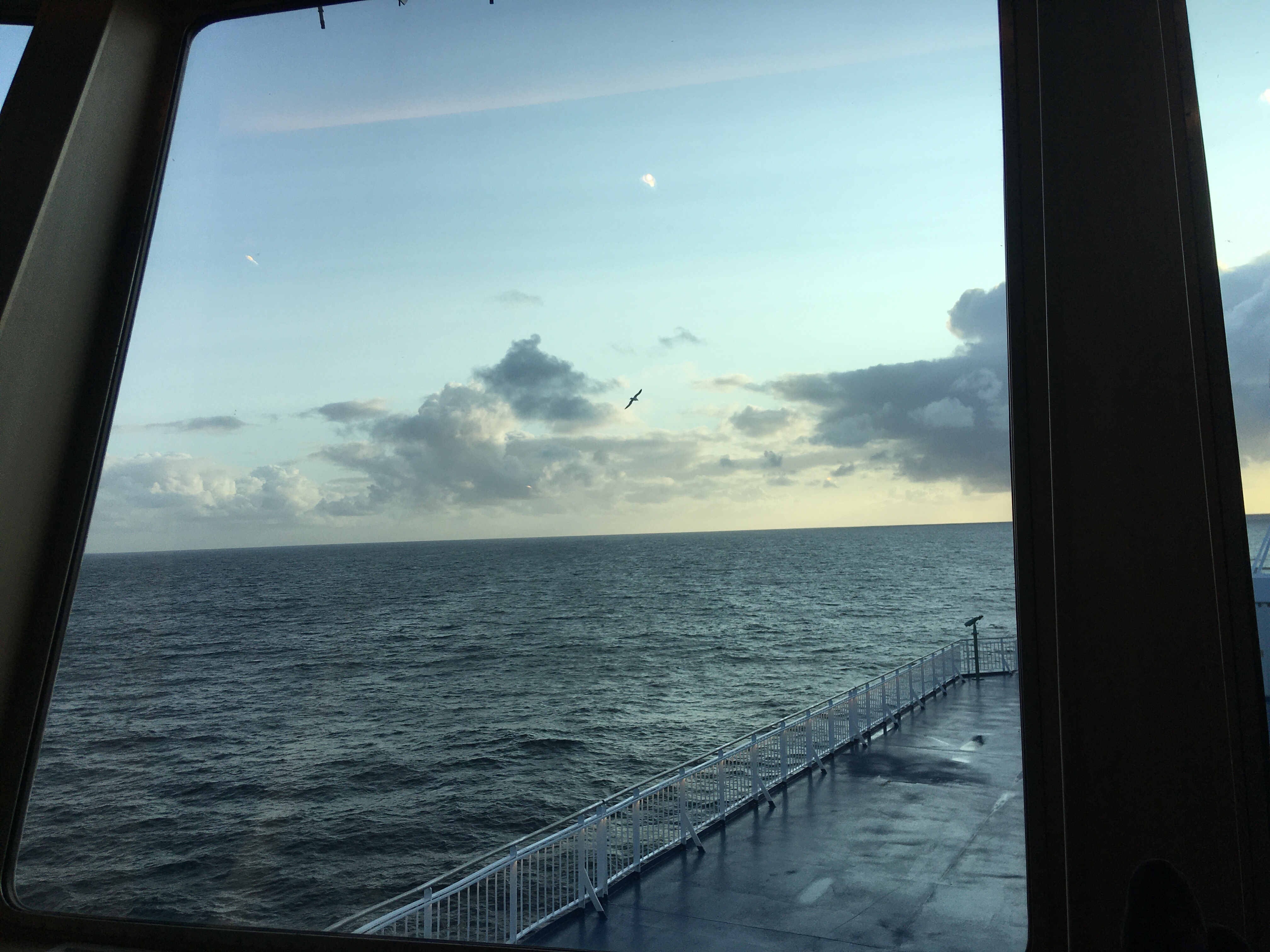 Ferry Norrona in the North Sea