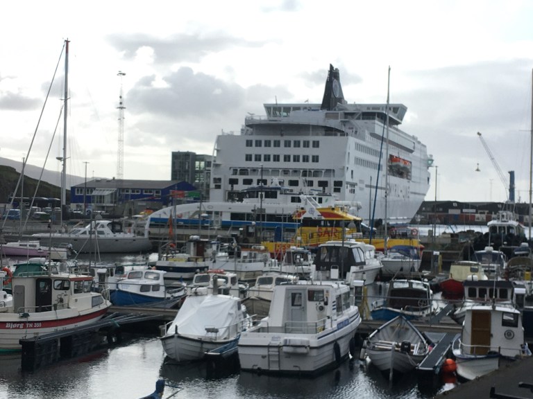 Ferry Norrona docked in Tórshavn, Faroe Islands