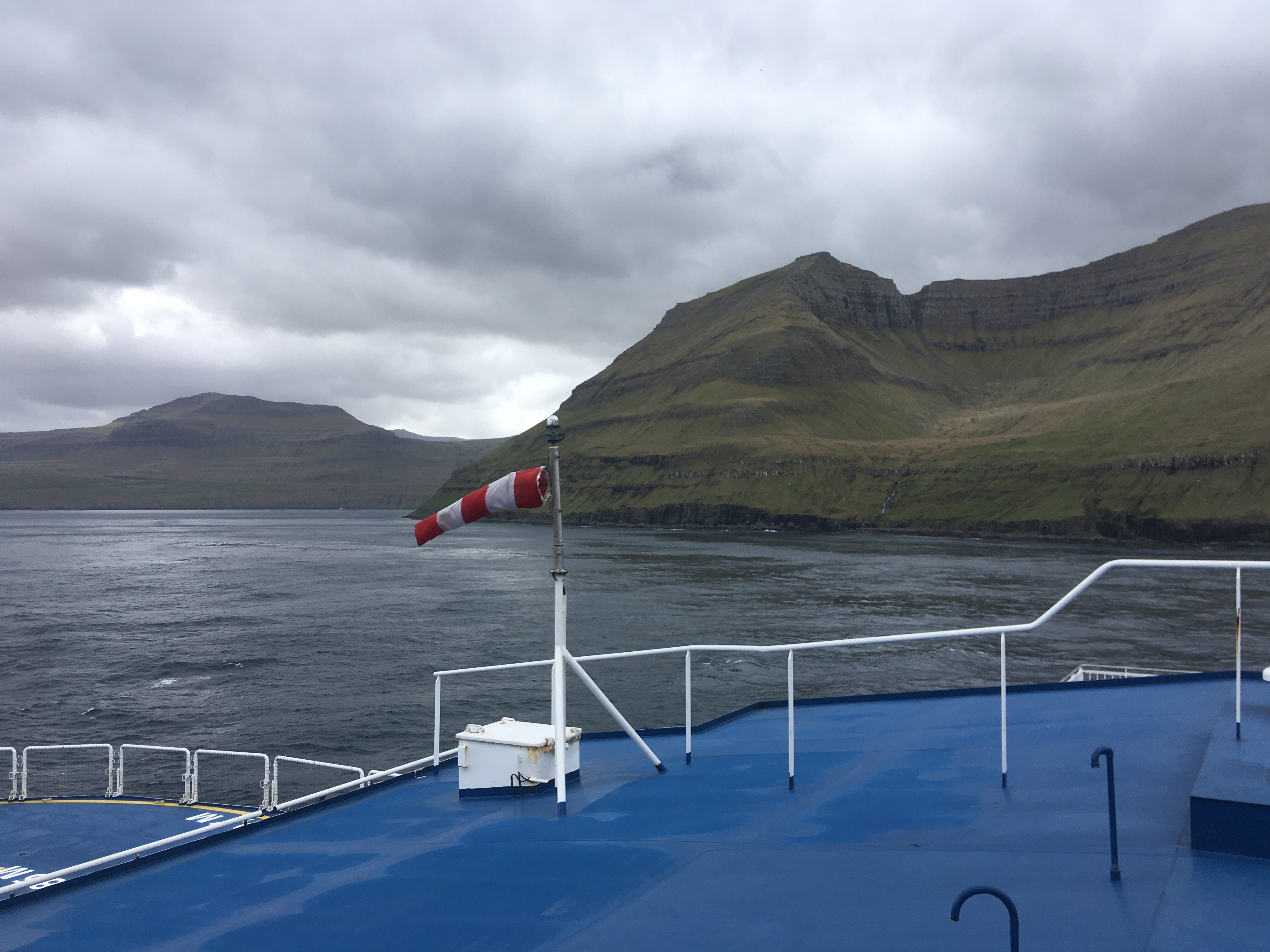 Ferry Norrona passing the Faroe Island