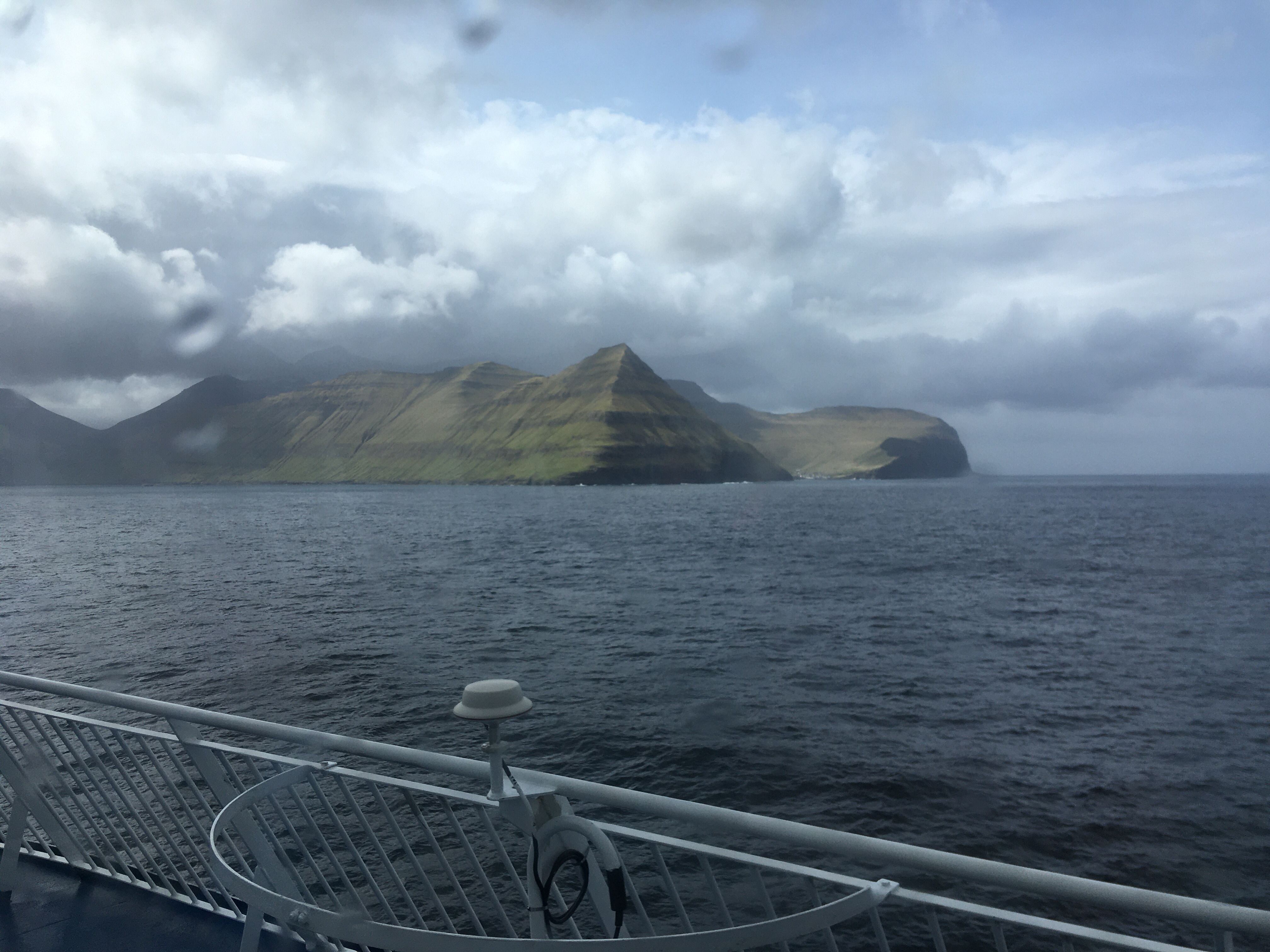 Ferry Norrona passing the Faroe Islands