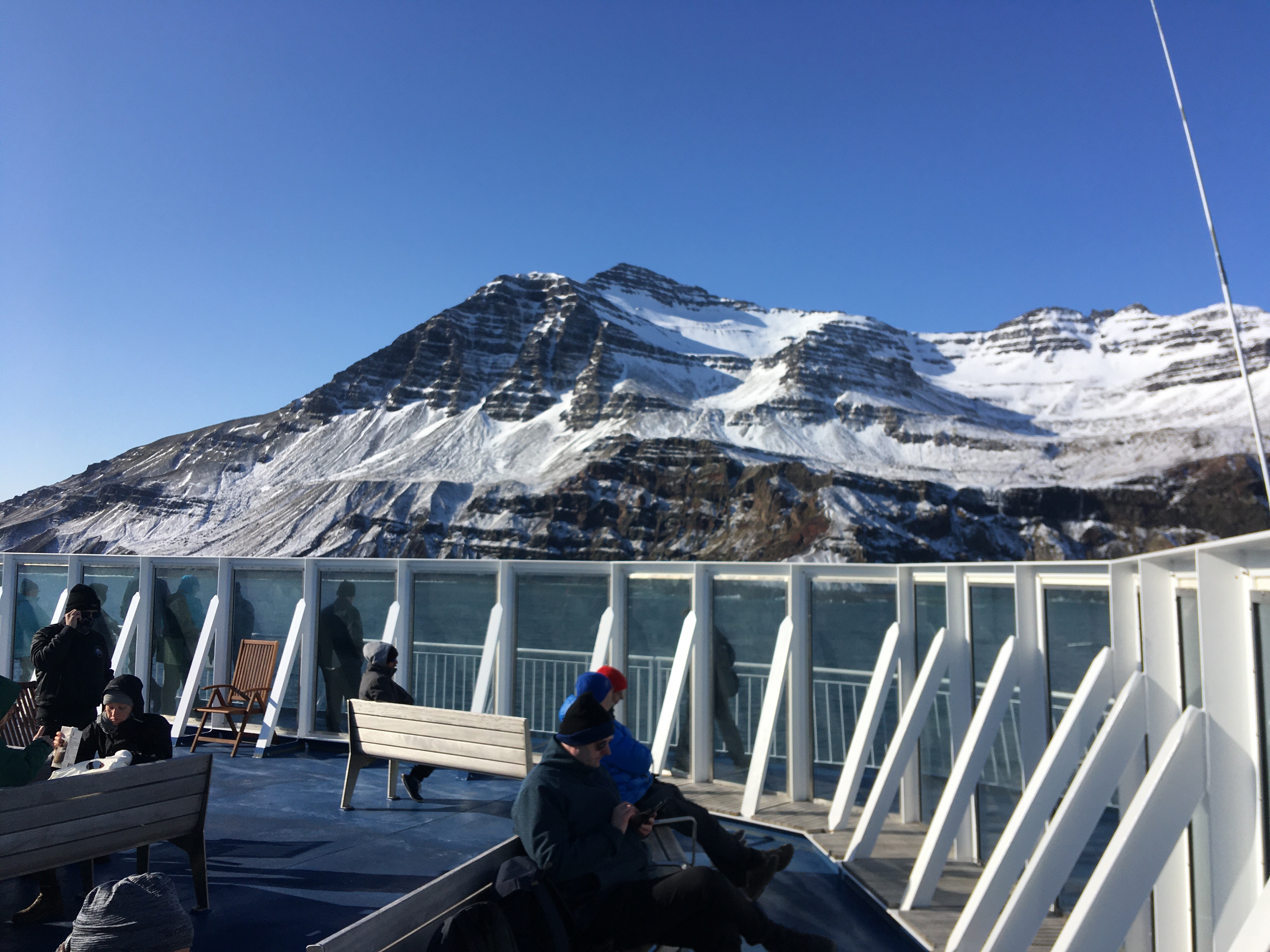 Ferry Norrona in the Seyðis fjord