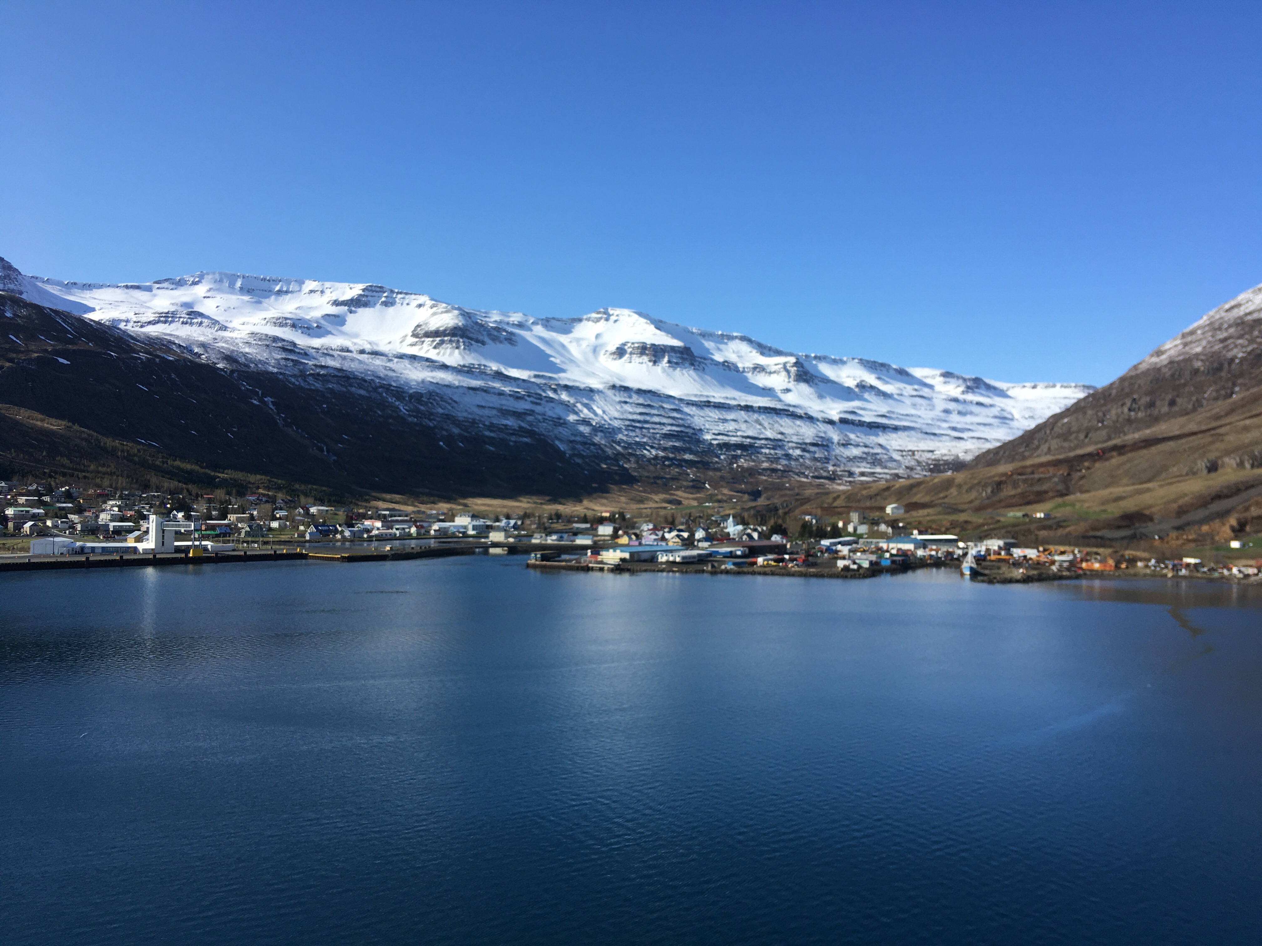 Ferry Norrona in the Seyðis fjord