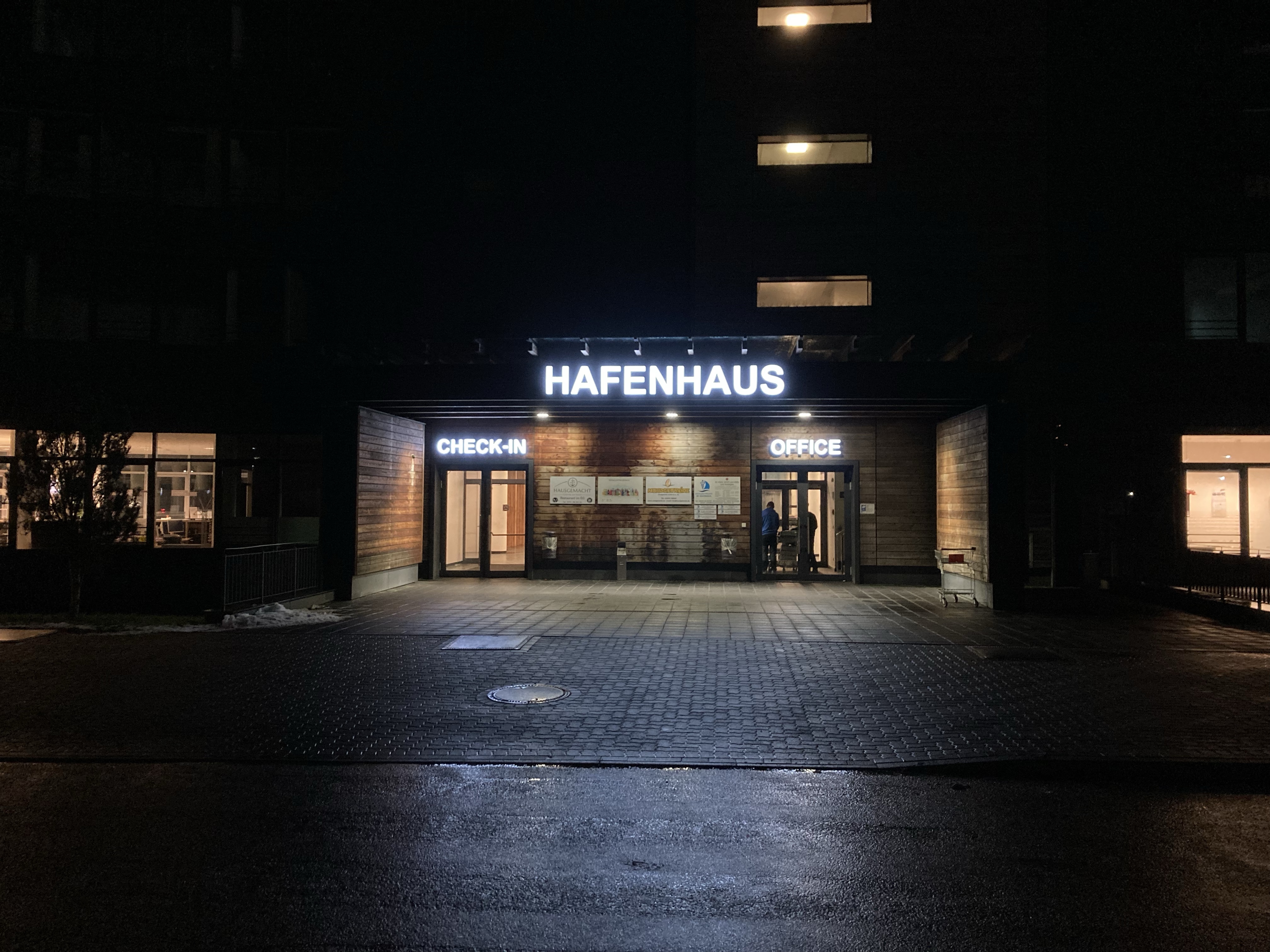 Check in at Hafennhaus Travemünde Port