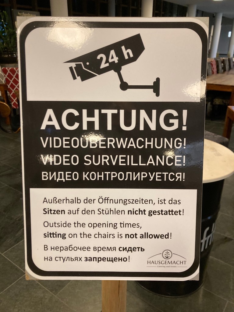 Travemünde Port Terminal - just don't sit on the chairs