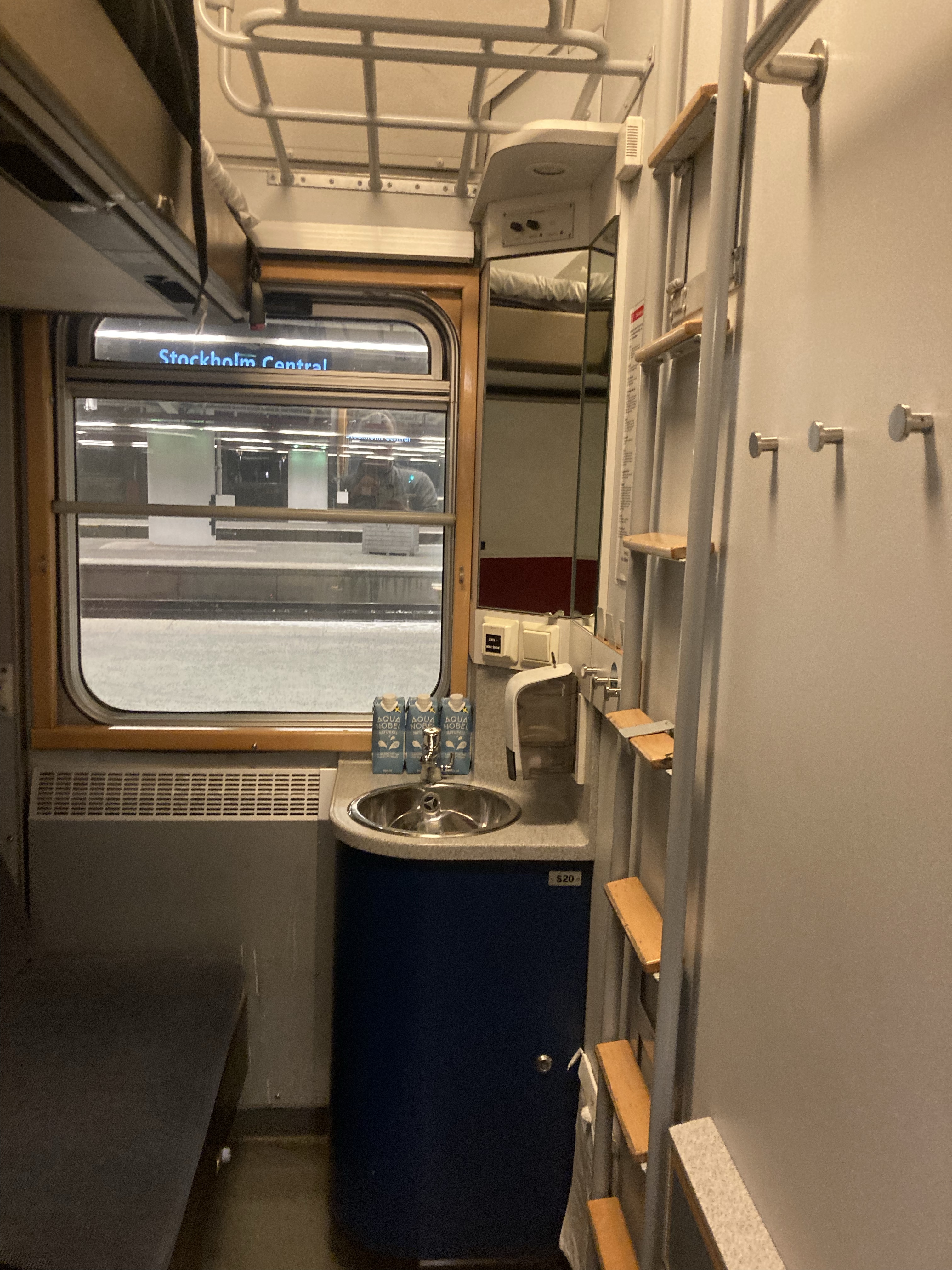 Vy night train 'Arctic Circle Train' sleeper day configuration