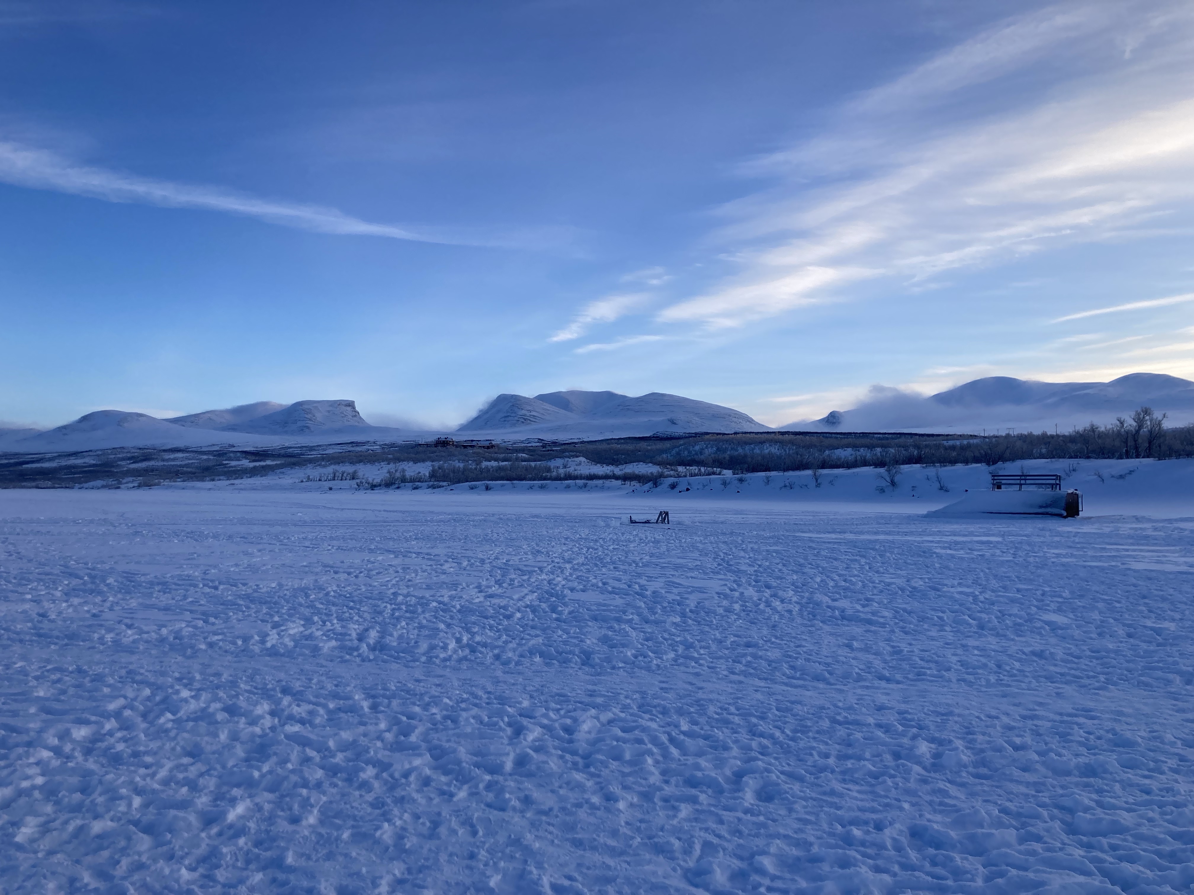 Lapporten viewed from lake Torneträsk near Abisko, Sveden