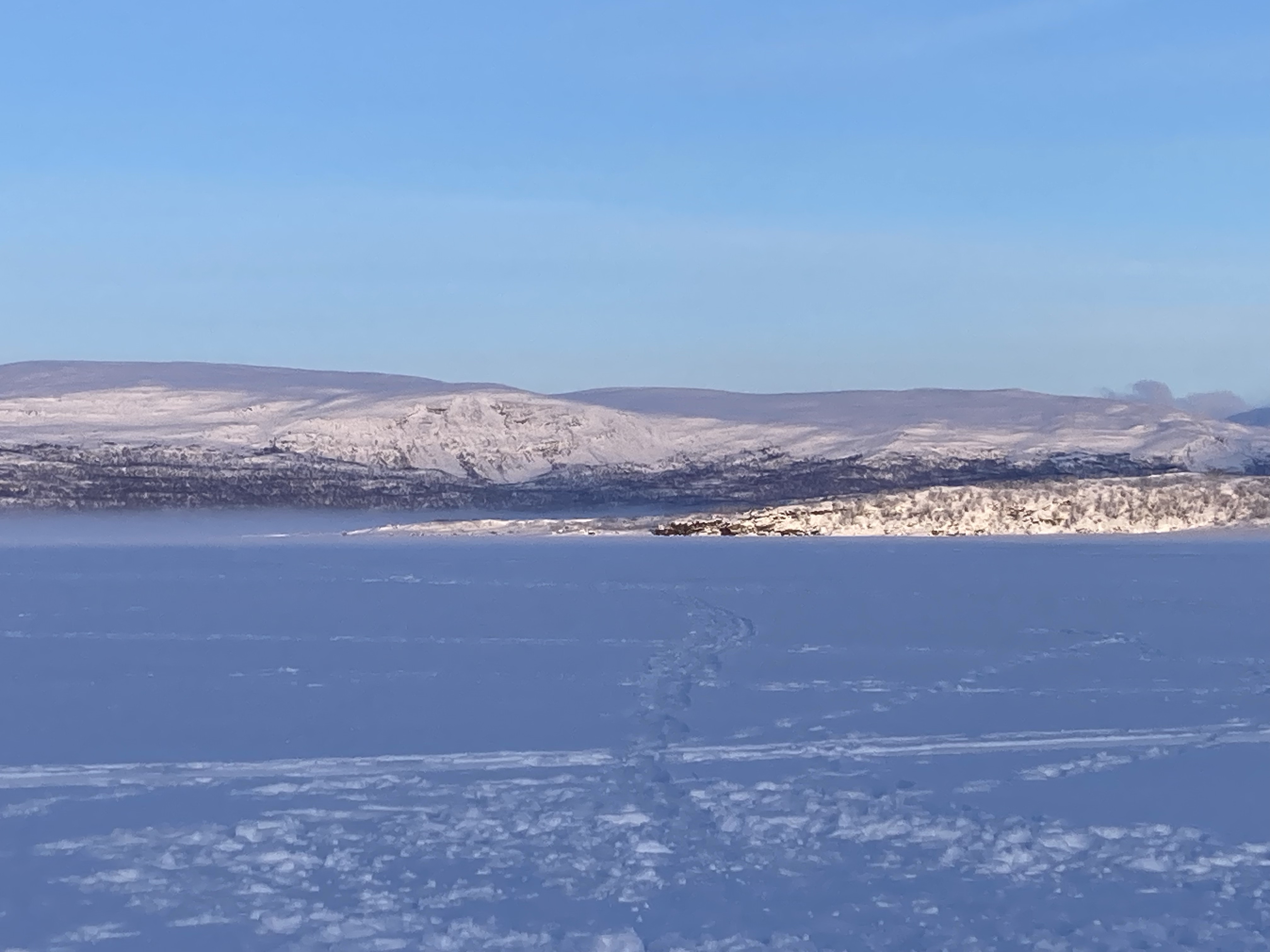 On the shores of lake Torneträsk near Abisko, Sveden