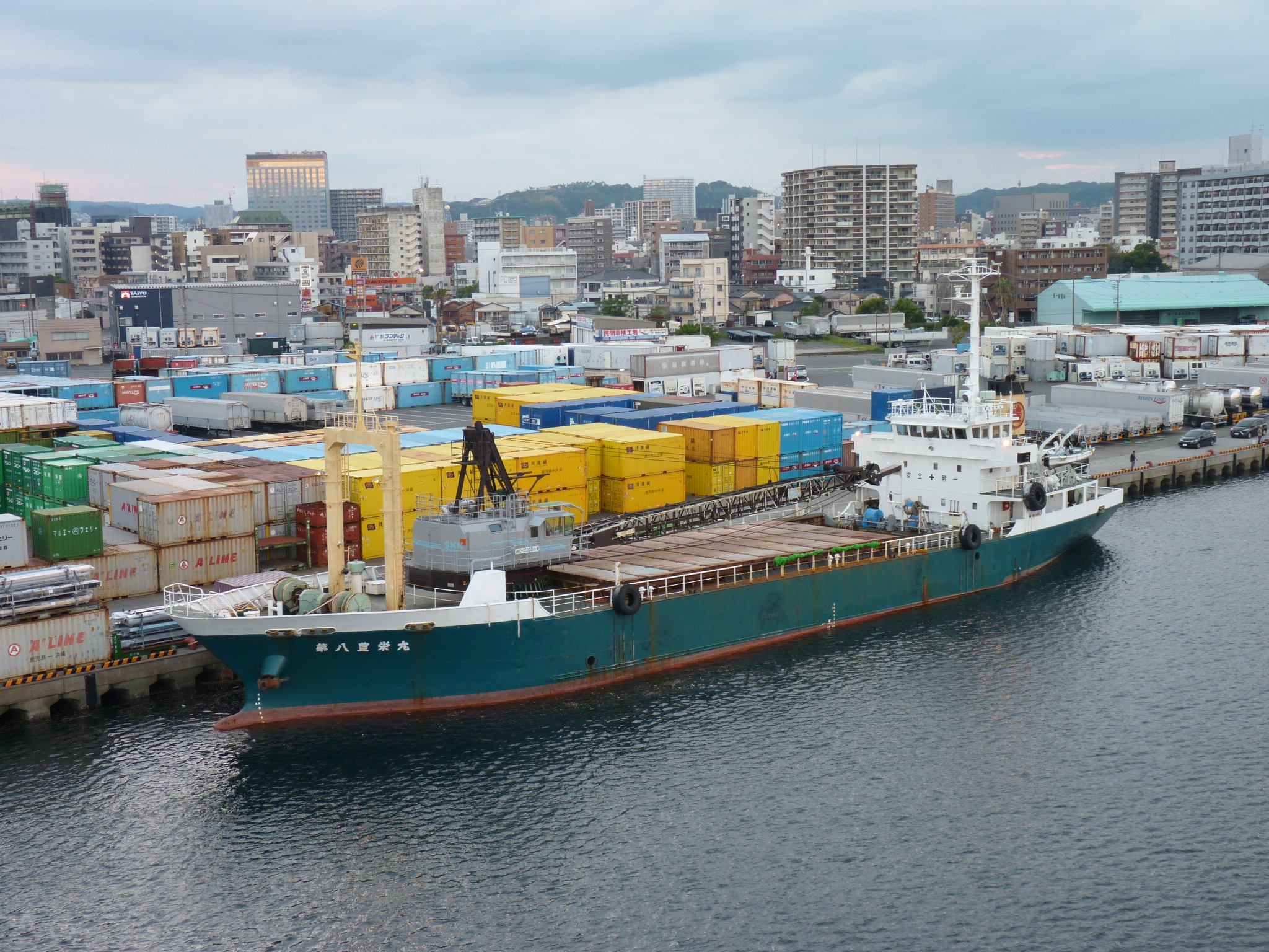 General Cargo Ship TAIYO MARU NO. 8 in XXX Port, Kagoshima