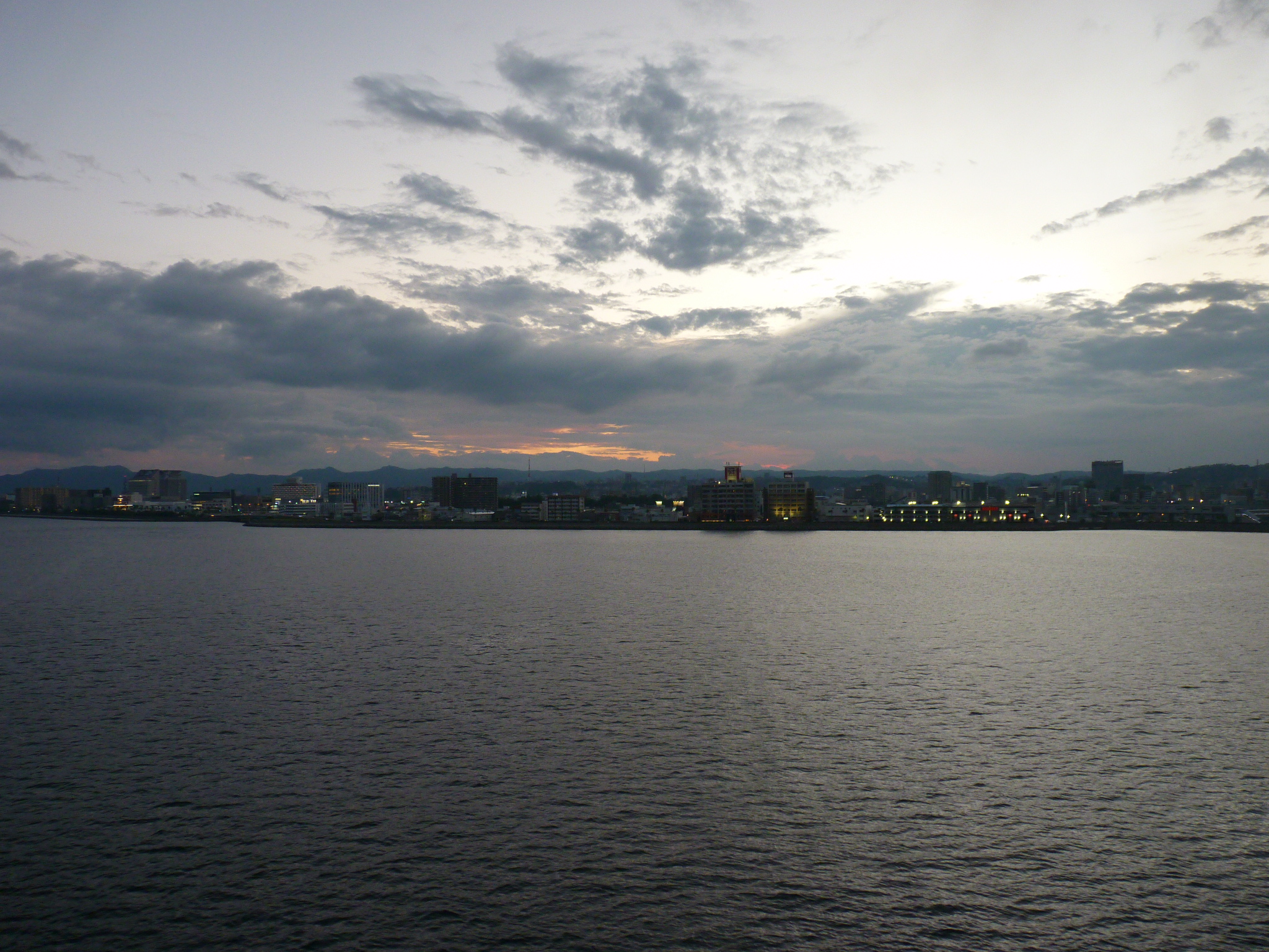 Ferry Akebono leaving Kagoshima Shinko Port