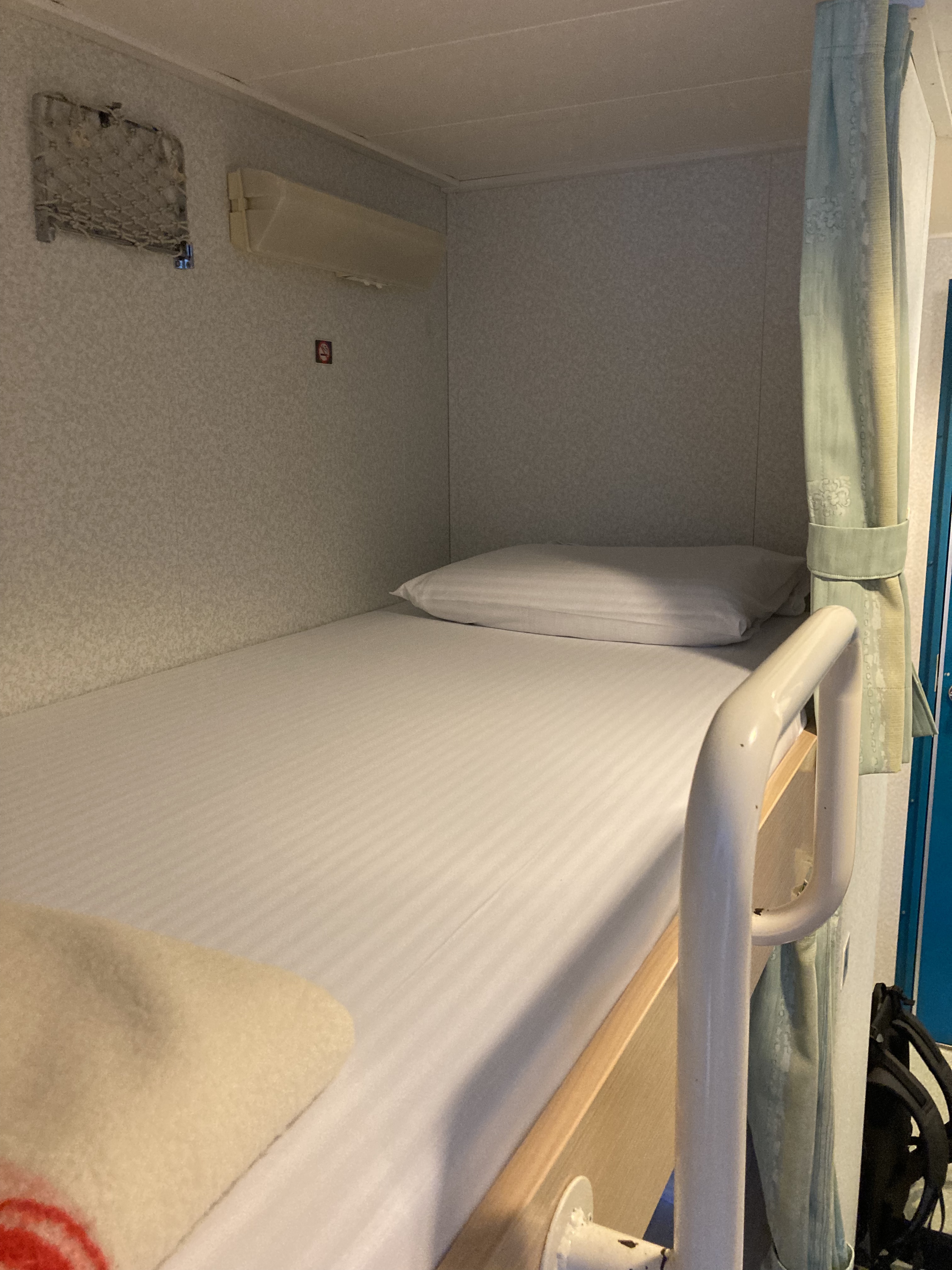 Ferry Akebono (A Line Ferries) 1st class cabin (Japanese/Western style) bunk bed