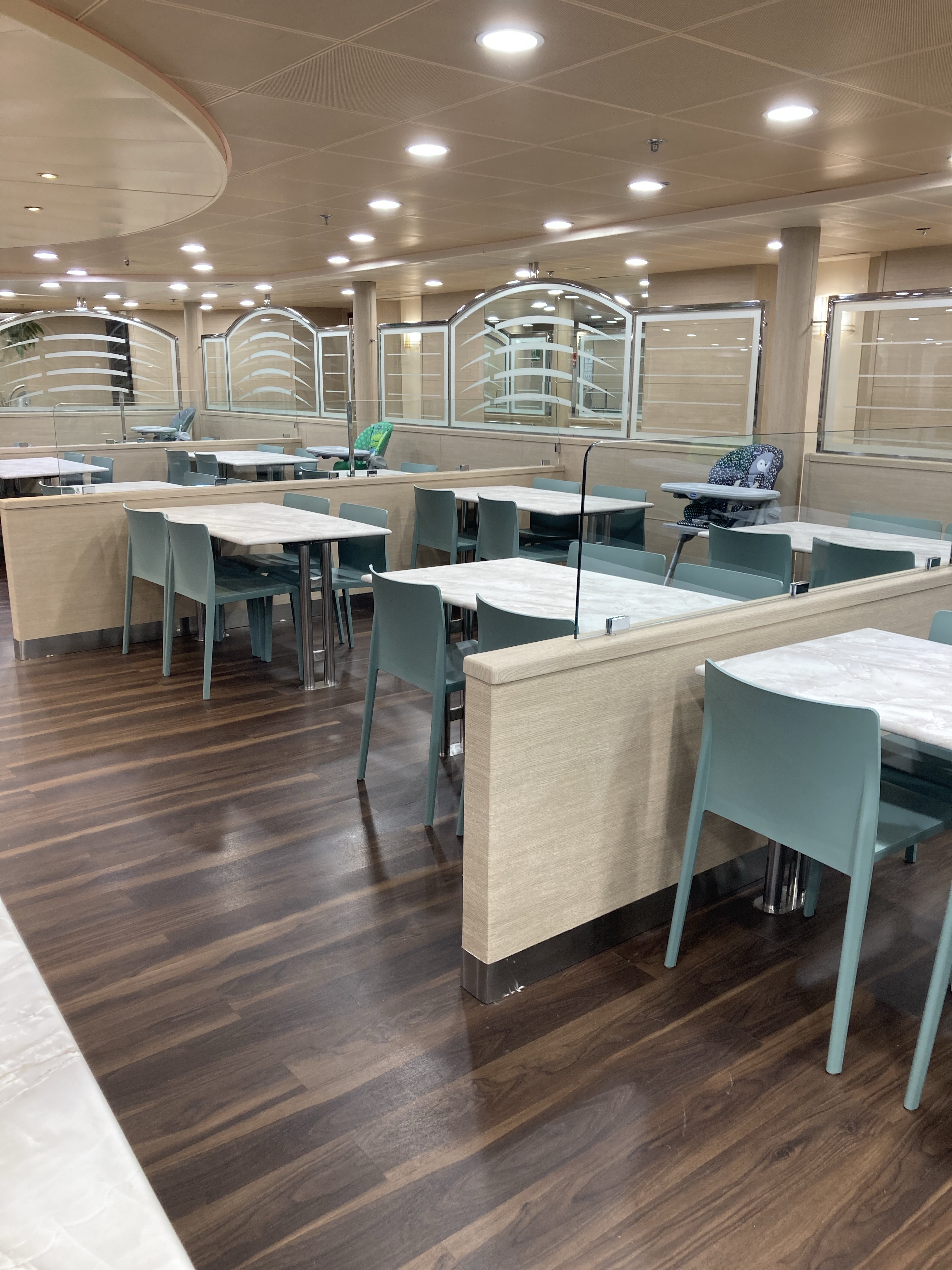 Ferry GNV Sirio cafeteria