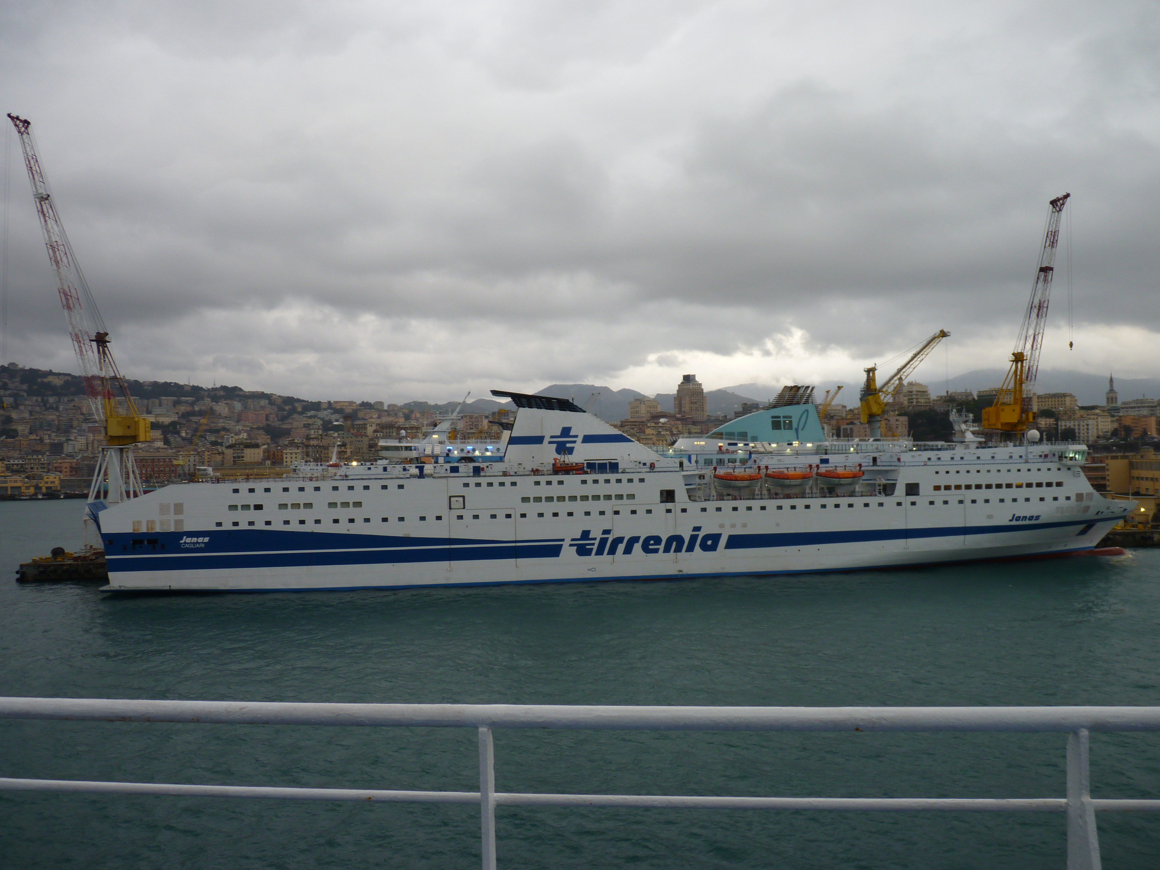 Ferry Janas in Ferries in the Port of Genua