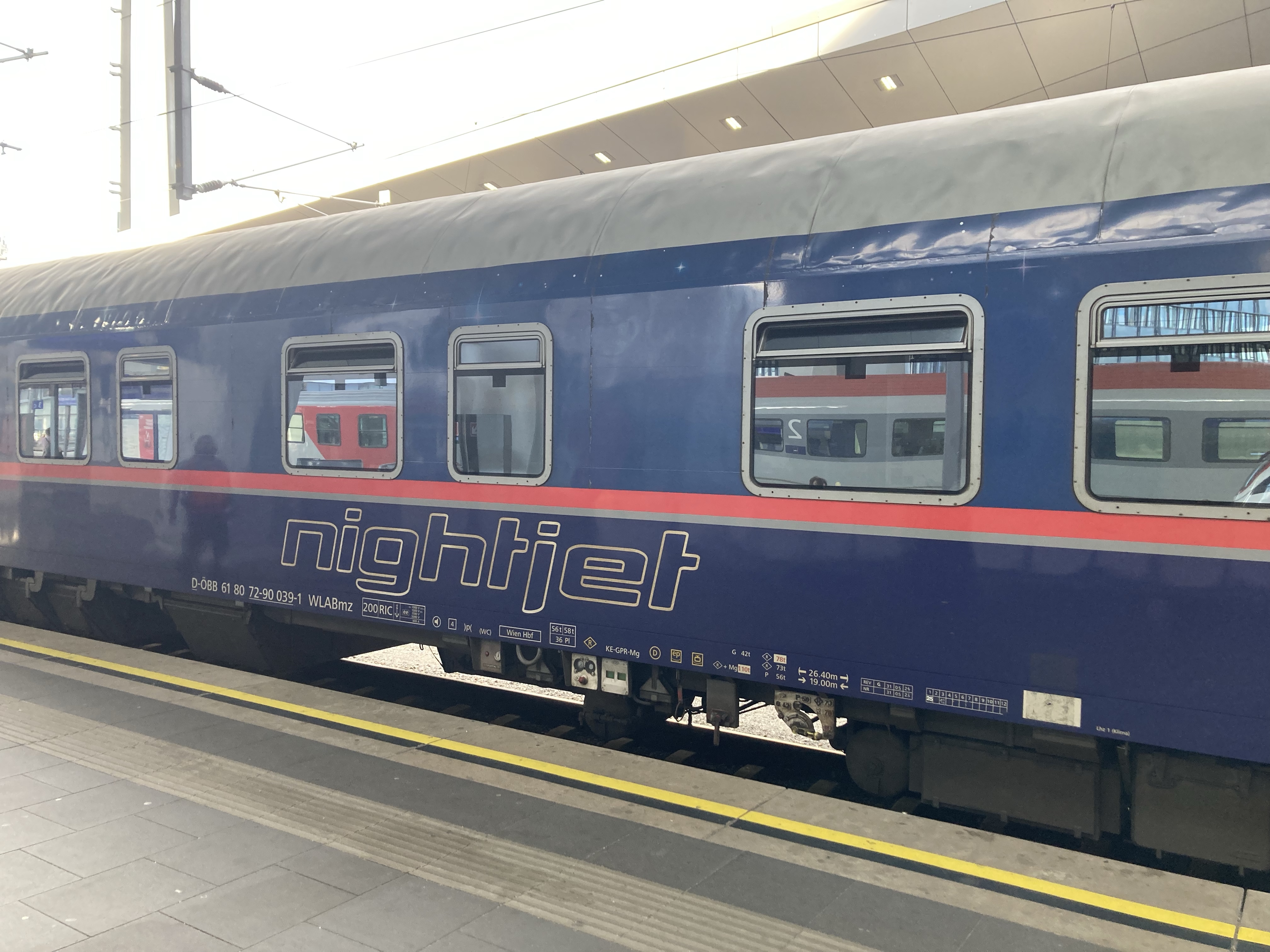 ÖBB Night Jet (sleeper train) Berlin-Vienna