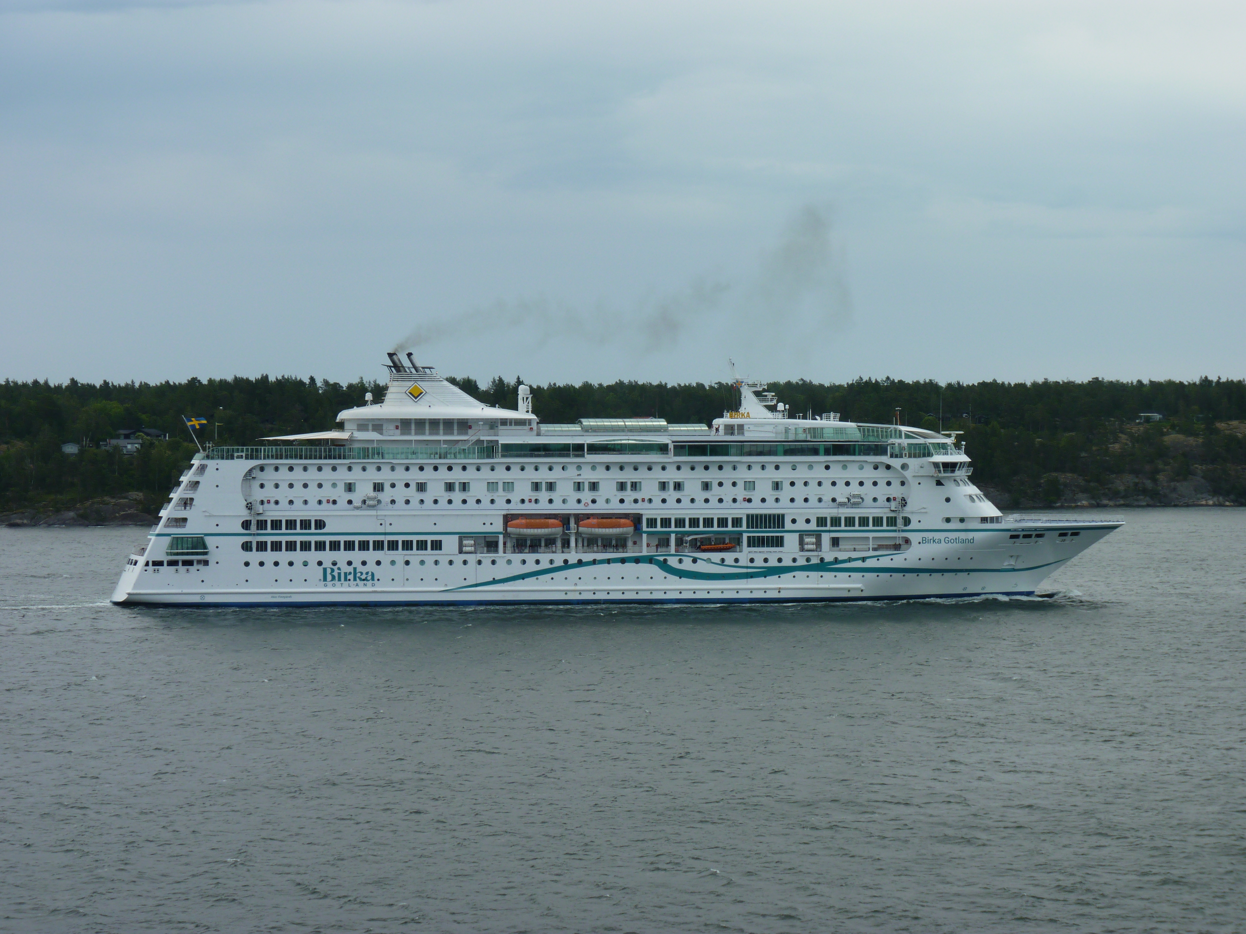 Ferry Birka Gotland enroute to Mariehamn