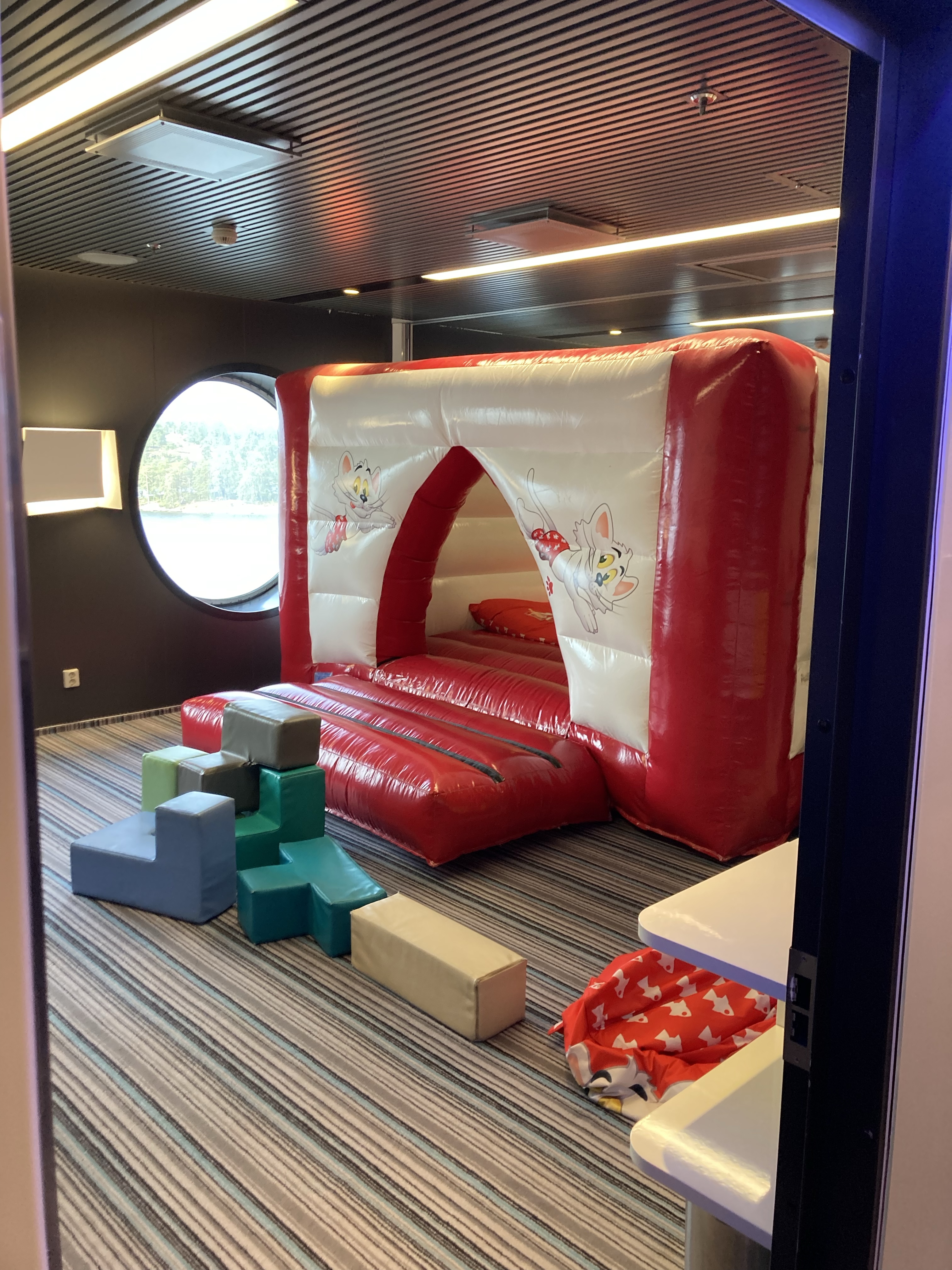 Aboard ferry Viking Grace enroute to Mariehamn